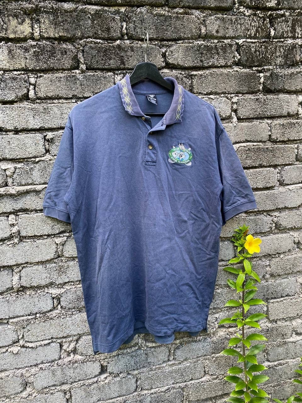 Vintage × Warner Bros Vintage 90s Bugs Bunny Fade By Sun Polo Shirt Size US S / EU 44-46 / 1 - 3 Thumbnail