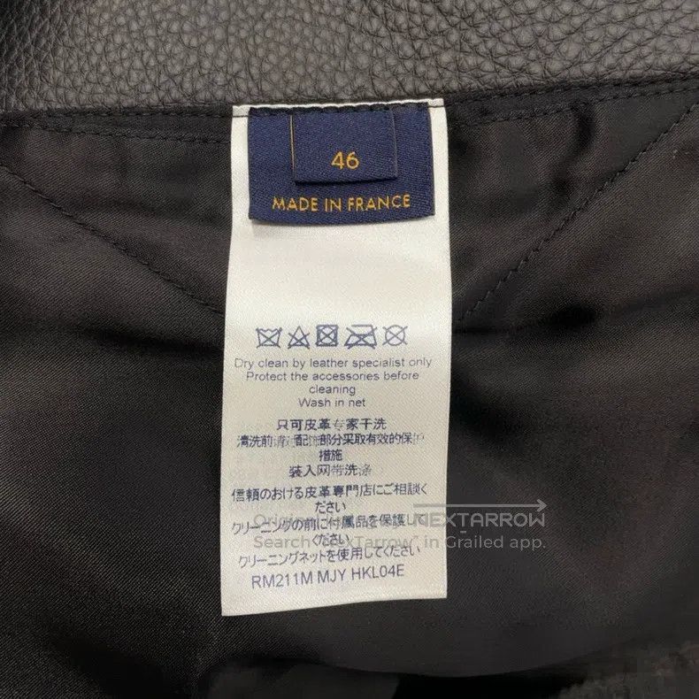 Louis Vuitton Louis Vuitton Black full logo leather jacket Size US S / EU 44-46 / 1 - 6 Thumbnail