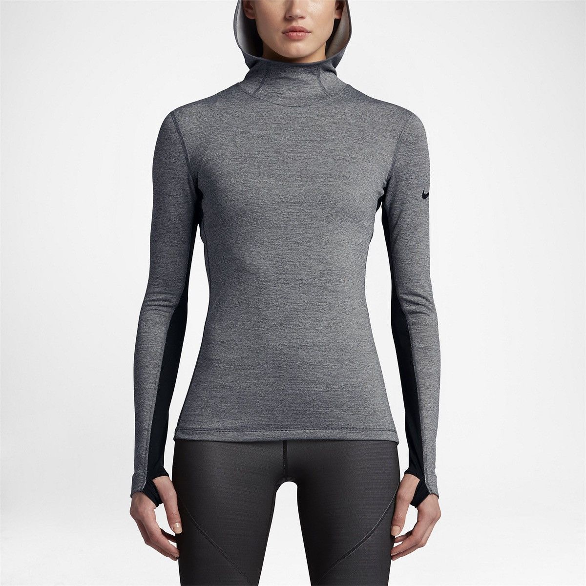 Nike Nike Pro Hyperwarm Training Running Hoodie Size XS / US 0-2 / IT 36-38 - 7 Thumbnail