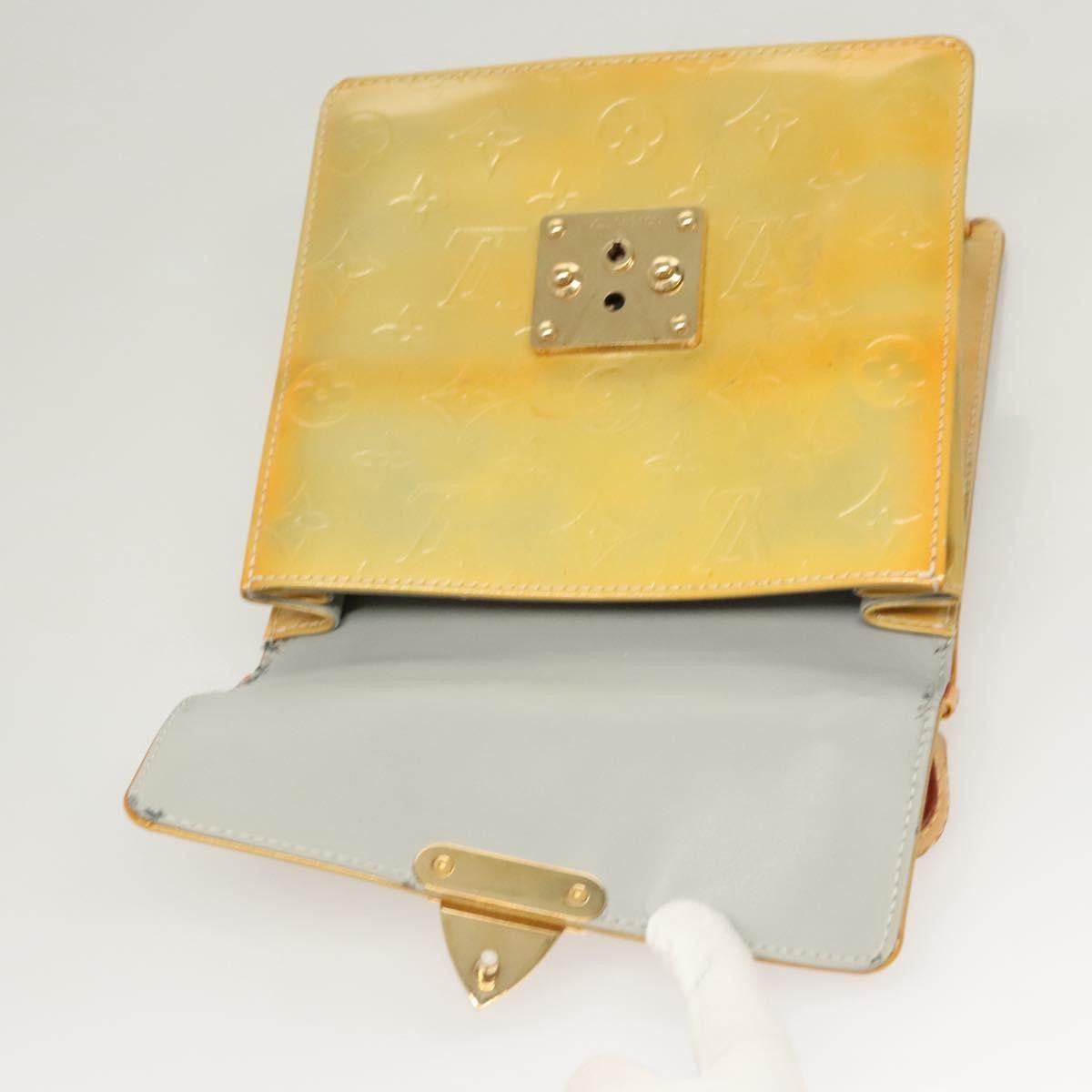 Louis Vuitton LOUIS VUITTON Monogram Vernis Spring Street Hand Bag Gris Size ONE SIZE - 15 Thumbnail