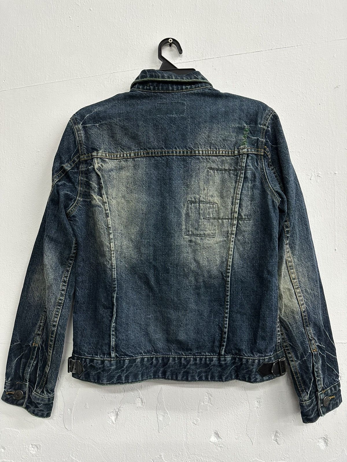 Japanese Brand VTG PPFM Distress Punk Denim Jacket Size US M / EU 48-50 / 2 - 10 Thumbnail