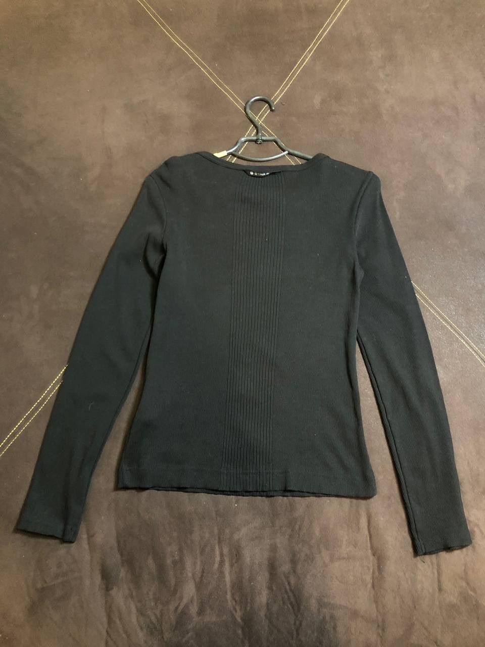 G-Star G-Star RAW Slim Rib Boatneck Long Sleeve Top Size M / US 6-8 / IT 42-44 - 5 Thumbnail