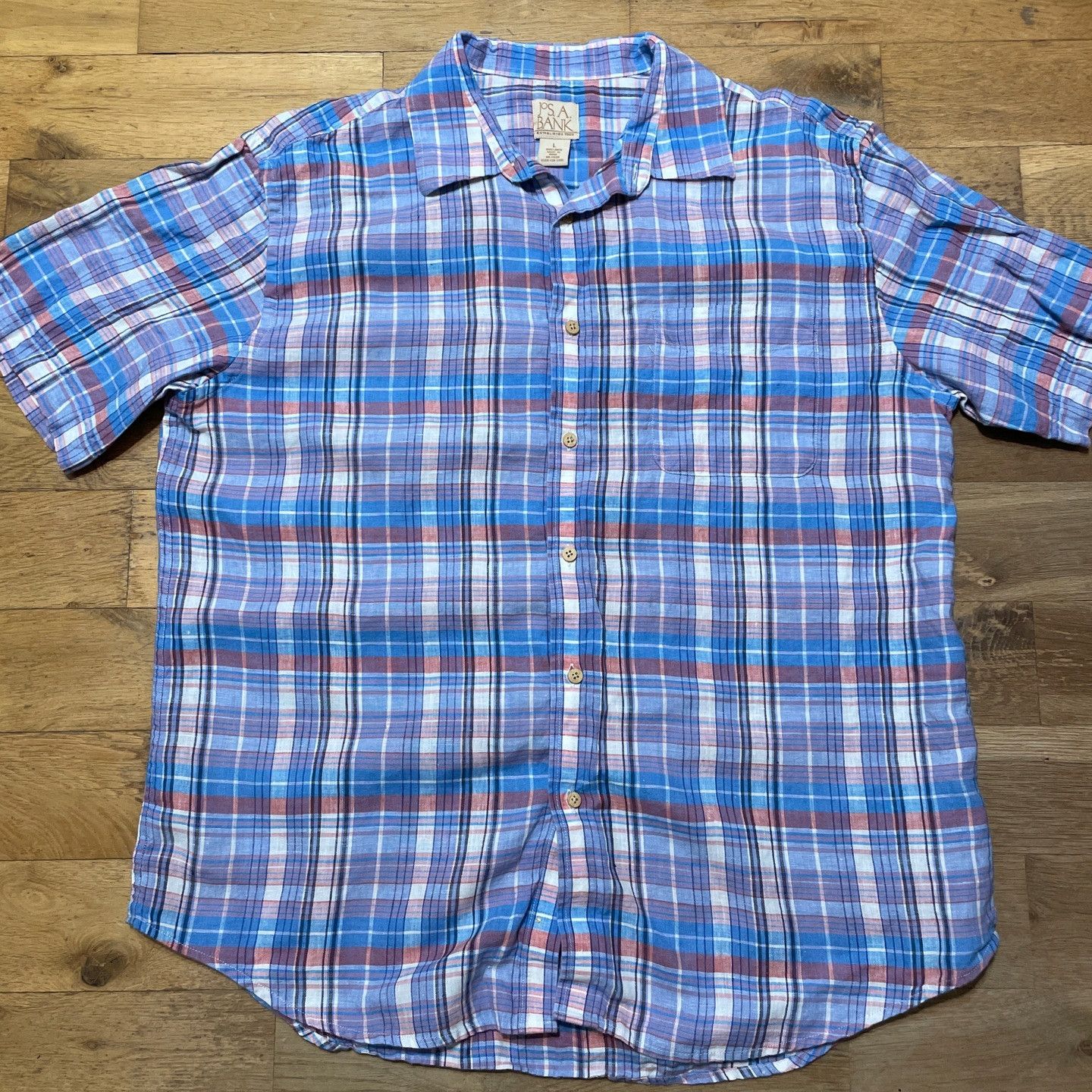 St. Johns Bay × Vintage St.john's Bay Men's Fashionable Shirt 100% Linen Size L Size US L / EU 52-54 / 3 - 1 Thumbnail
