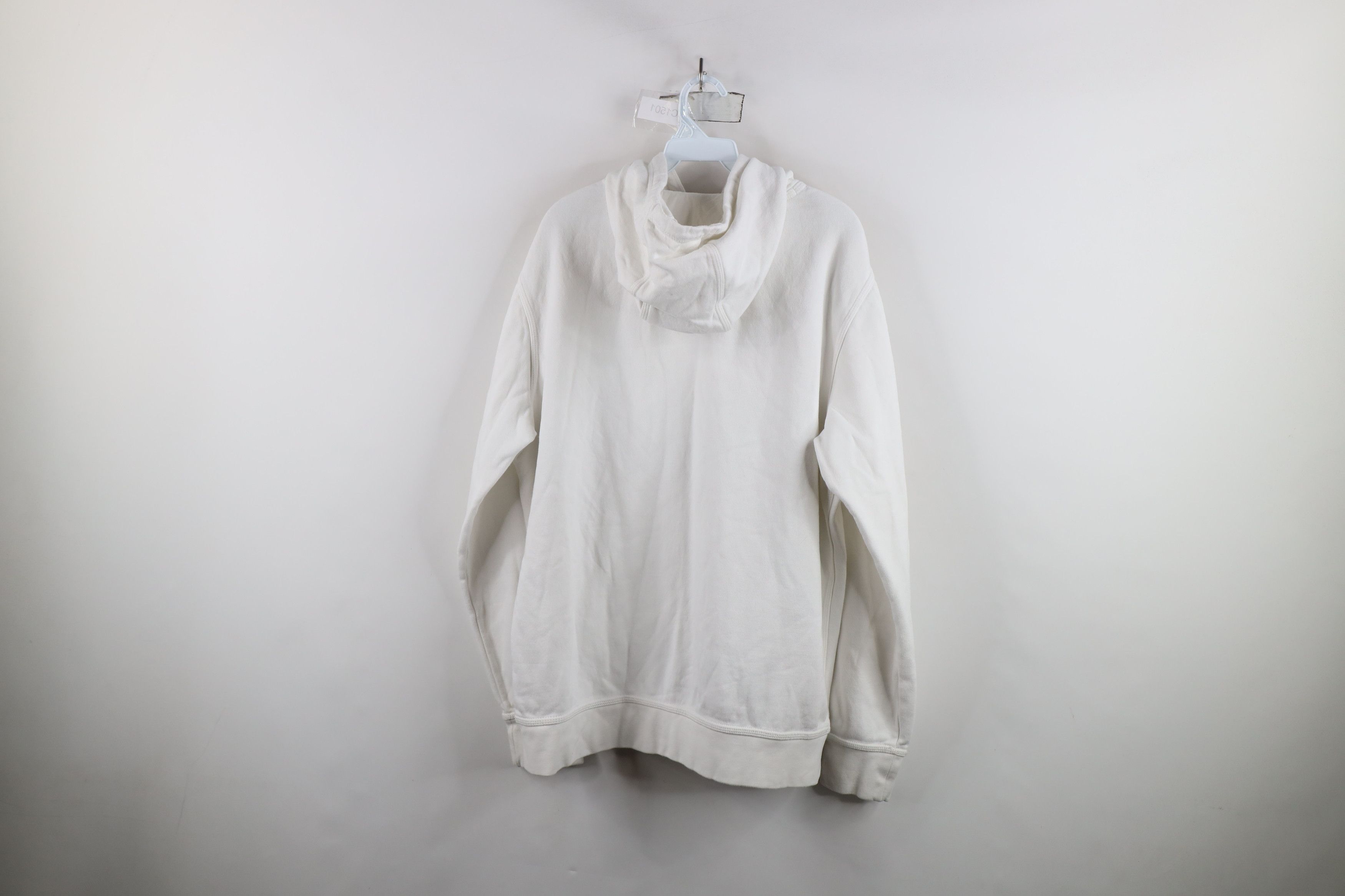 Nike × Vintage Vintage Nike Scott Mini Swoosh Hoodie Sweatshirt White Size US XL / EU 56 / 4 - 11 Thumbnail