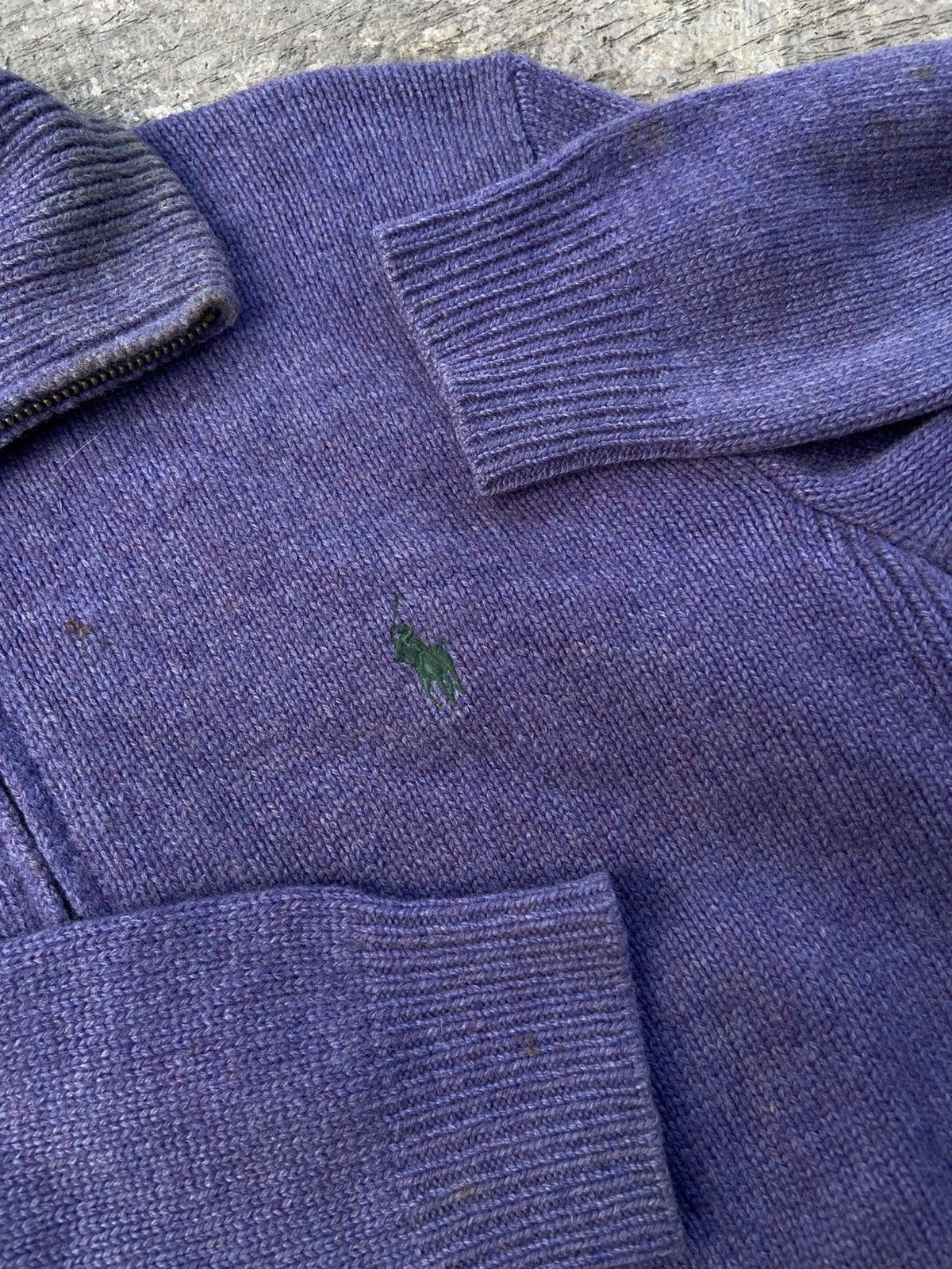 Polo Ralph Lauren × Ralph Lauren × Vintage Vintage Polo Ralph Lauren Half Zip Knit Size M / US 6-8 / IT 42-44 - 9 Thumbnail