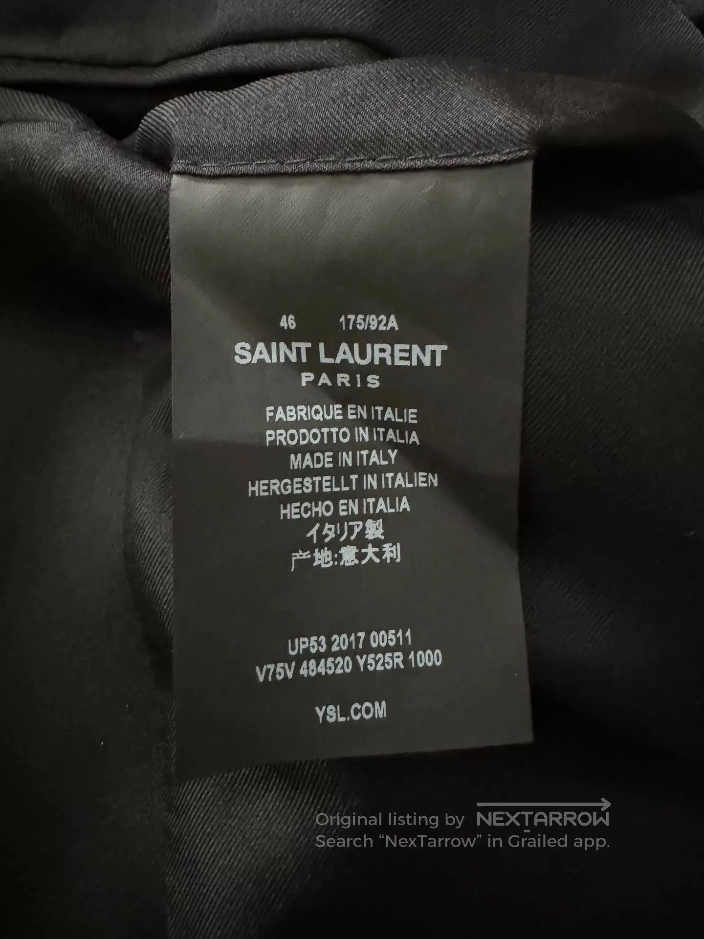 Saint Laurent Paris black velvet smoking suit from Saint Laurent. Size US M / EU 48-50 / 2 - 8 Thumbnail