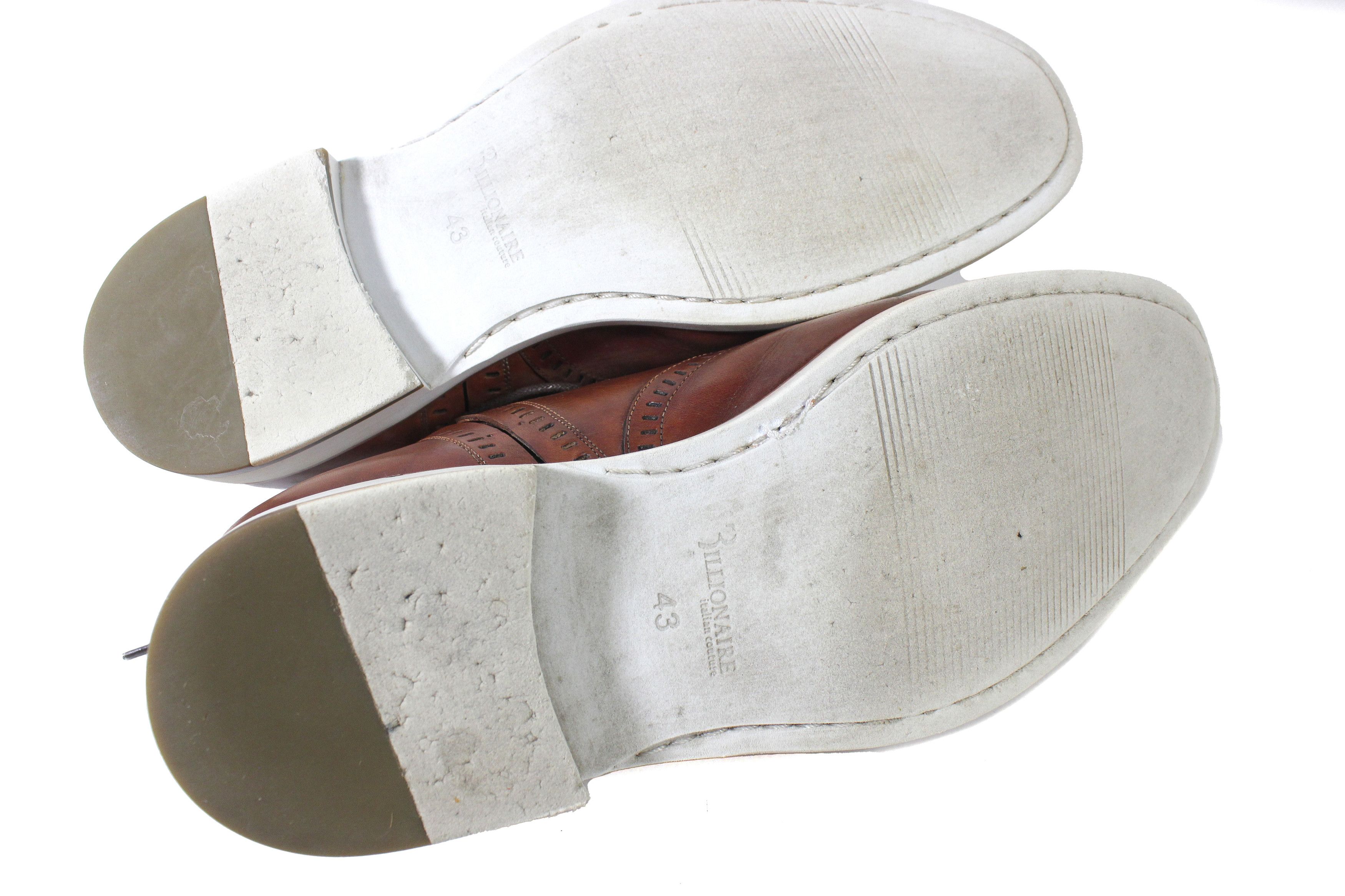 Billionaire Couture Leather Formal Shoes Size US 10 / EU 43 - 6 Thumbnail