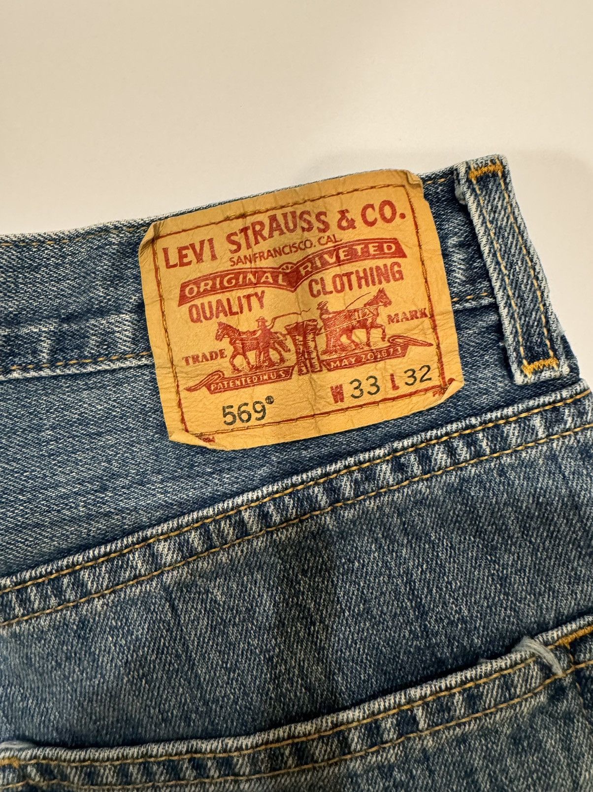 Levi's Levi’s 569 Wide Leg Jeans Size US 33 - 3 Thumbnail