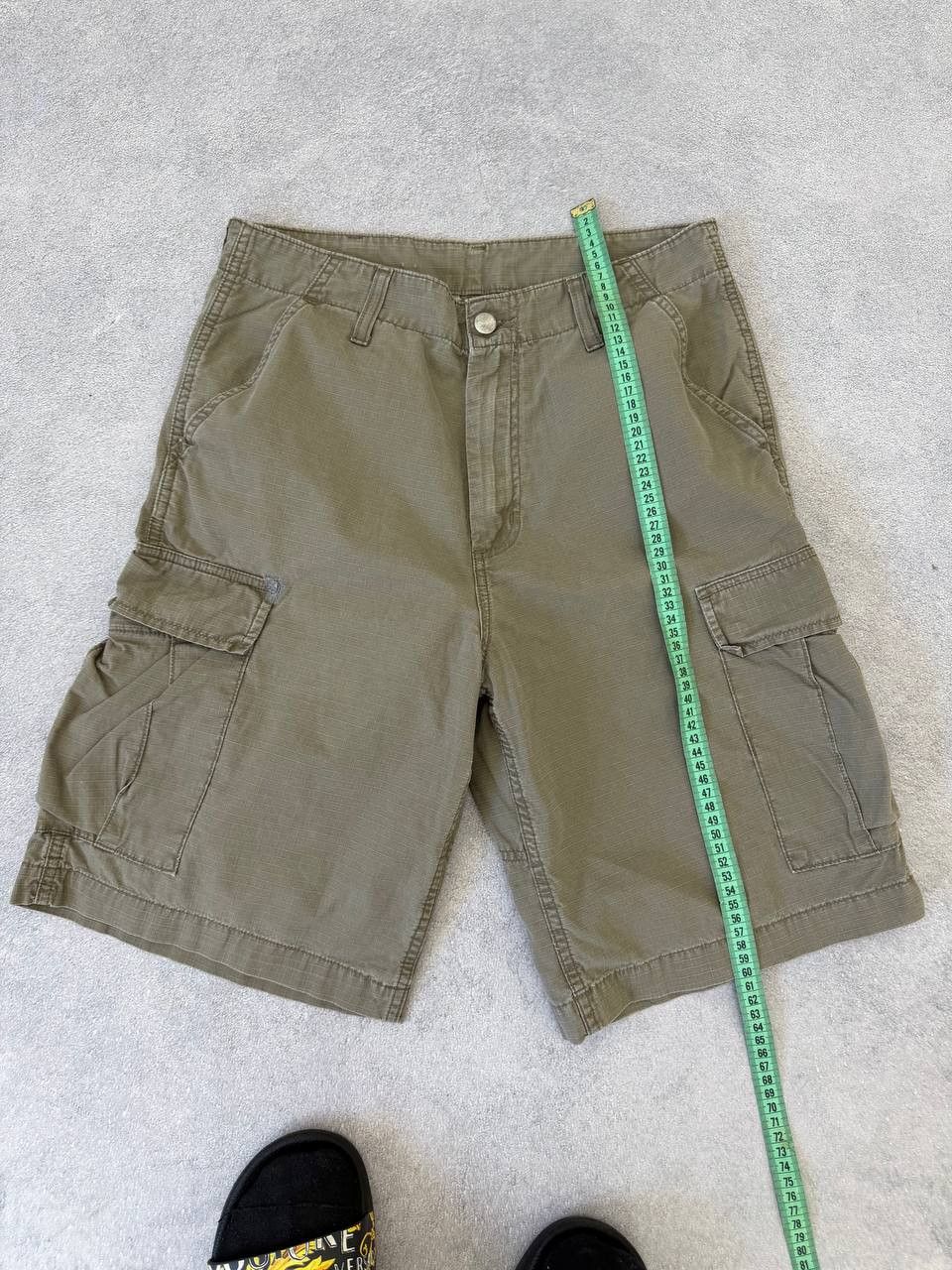 Carhartt Vintage Carhartt Bermuda Cargo Multi-Zip Shorts Y2K Size US 30 / EU 46 - 9 Thumbnail