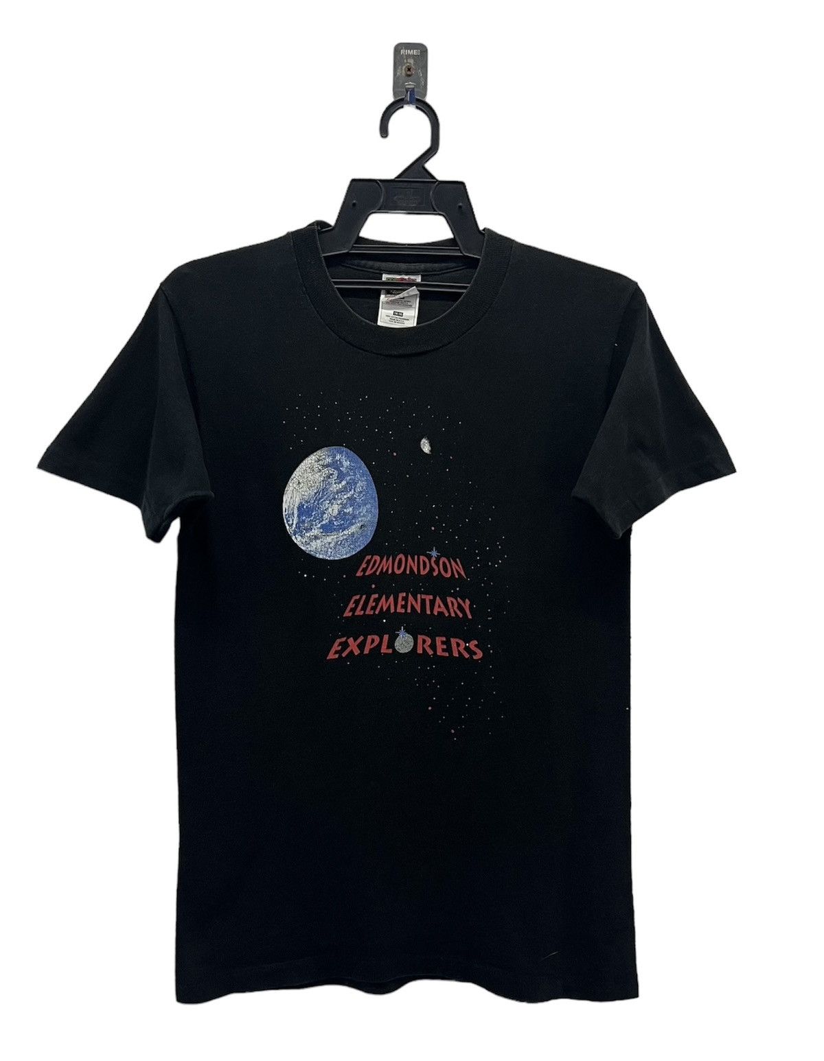 Fruit Of The Loom × Vintage Vintage Y2k EDMONDSON ELEMENTARY EXPLORERS SHIRT Size US S / EU 44-46 / 1 - 1 Thumbnail