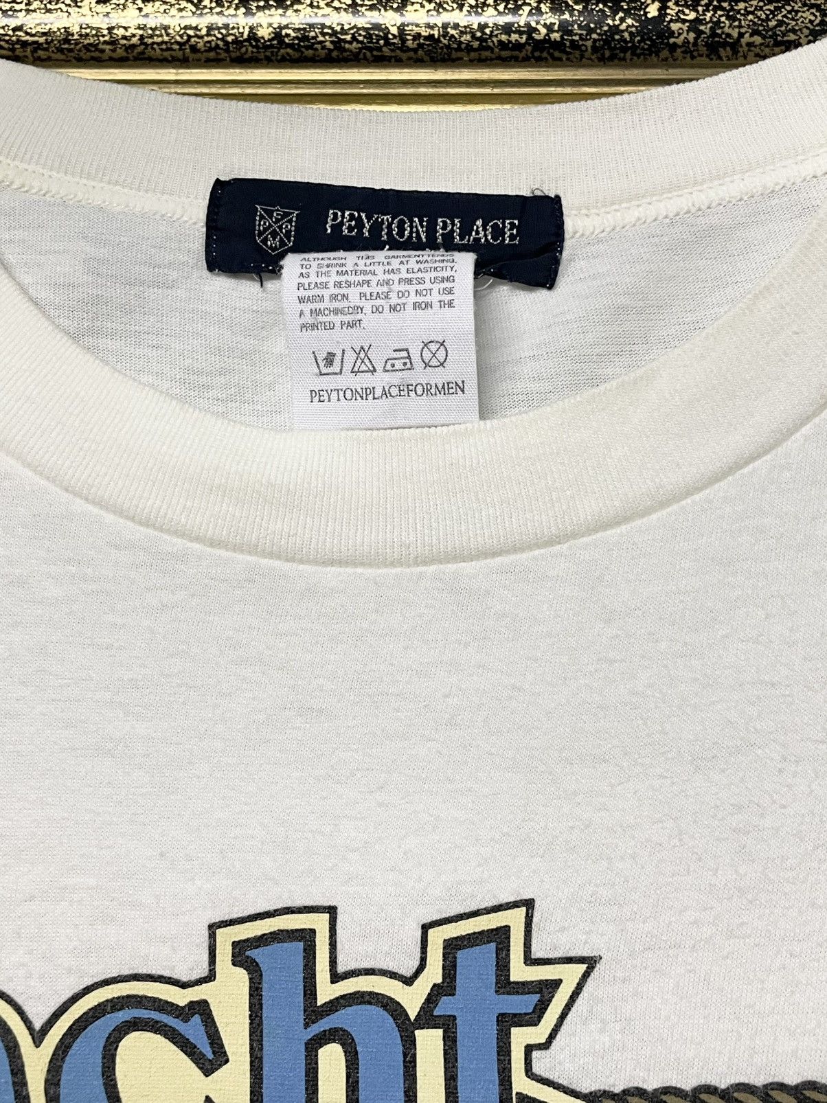 PPFM Vintage 1990 Designer PPFM Yact Racing Map Single Stitch Tee Size US M / EU 48-50 / 2 - 10 Thumbnail