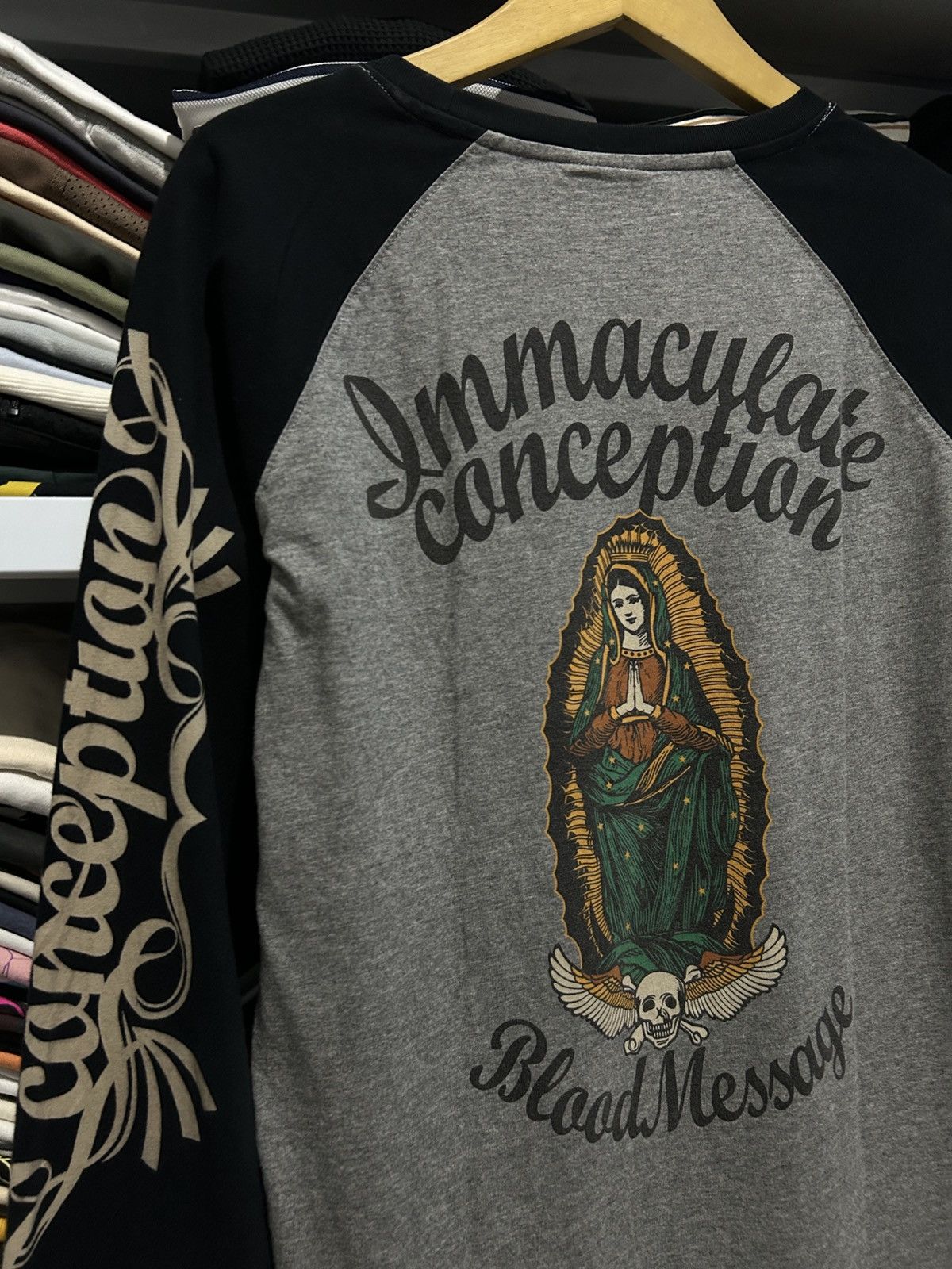 Japanese Brand Vintage Blood message Immaculate Size US M / EU 48-50 / 2 - 2 Thumbnail