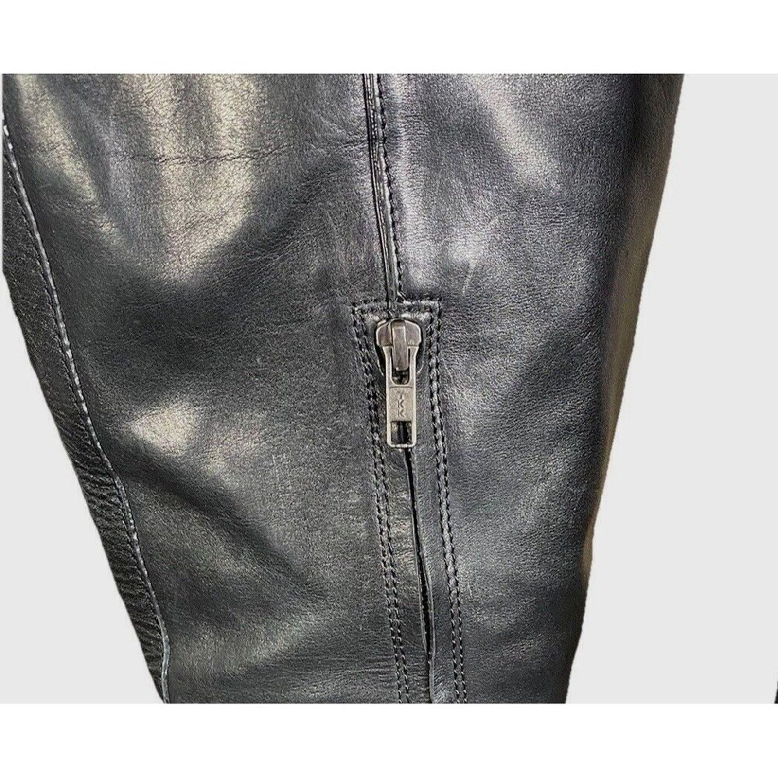 Coach Coach MAPLE A7136 Calf Leather Black Tall Boots BLACK 8.5 Size US 8.5 / IT 38.5 - 10 Thumbnail