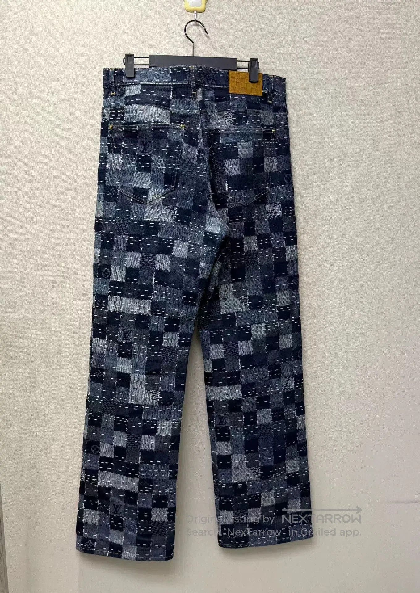 Louis Vuitton louis vuitton lv x nigo blue denim pants. Size US 30 / EU 46 - 4 Thumbnail