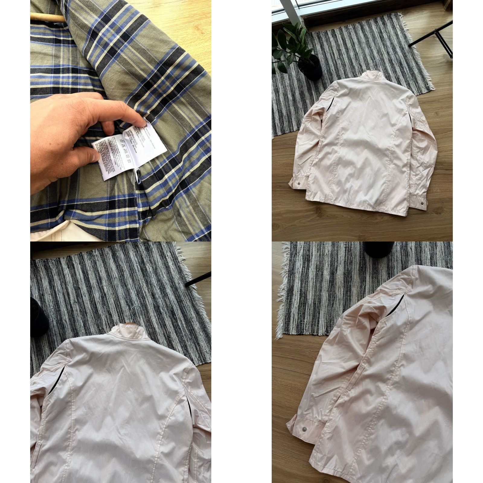 Belstaff VINTAGE Belstaff Jazz Rallymaster 350 Pro Womens Jacket 42 Ivory Nylon Motorcycle Beig Size M / US 6-8 / IT 42-44 - 10 Thumbnail
