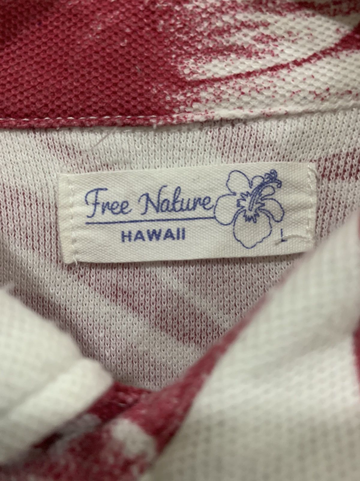 Japanese Brand Free Nature Hawaii Polo Shirt Size US L / EU 52-54 / 3 - 7 Thumbnail