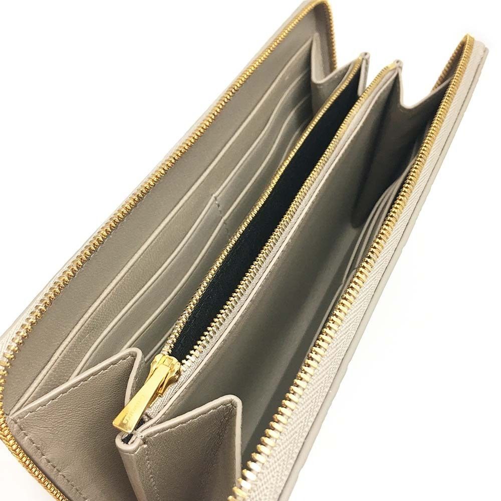 Balenciaga o1mt1gz0924 Size: OS / Continental Zip Wallet Fit in Beige Size ONE SIZE - 2 Thumbnail