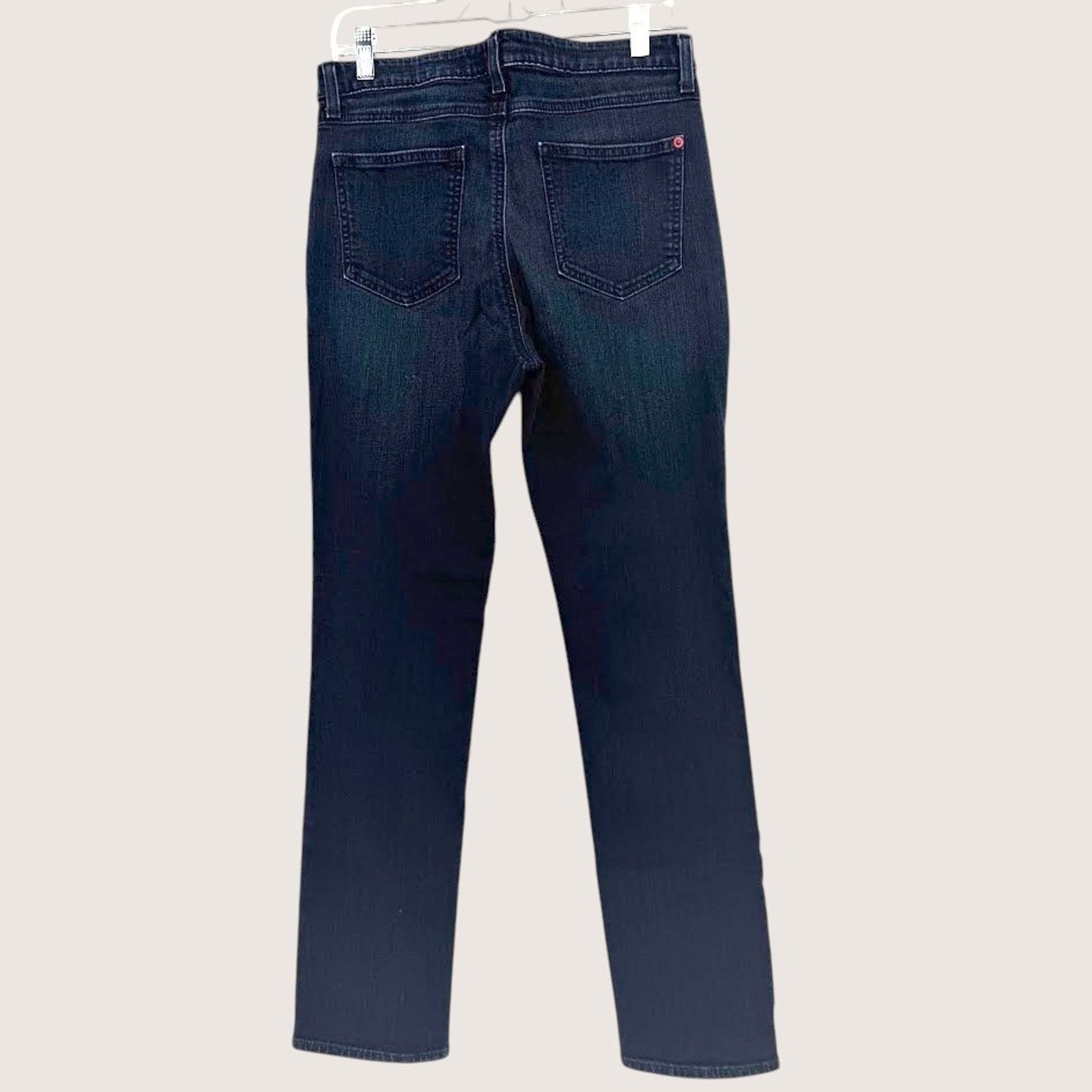 Spanx Spanx Slim-X Straight Denim 31 Dark Wash Size 31" - 2 Thumbnail
