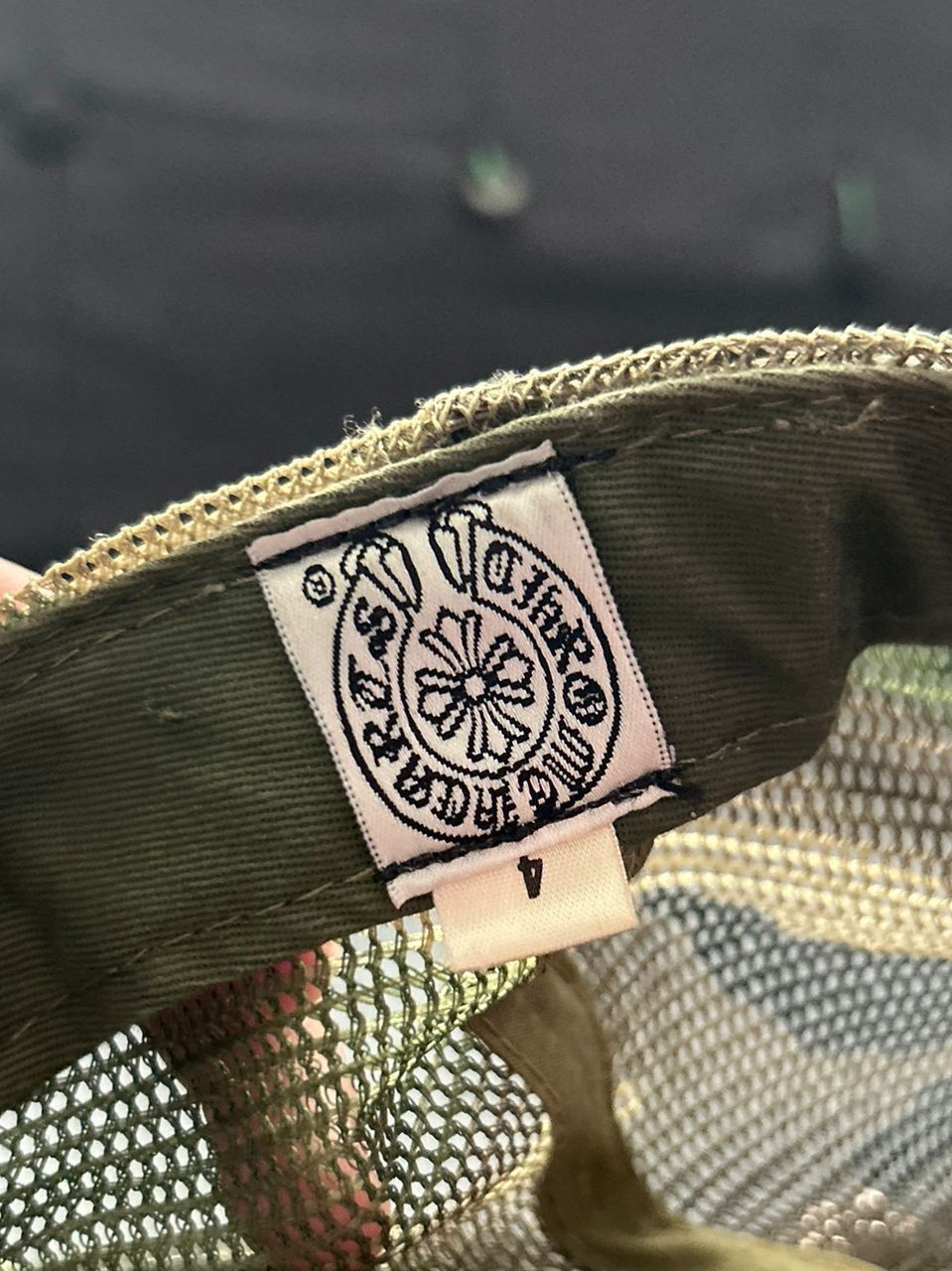 Chrome Hearts Vtg Chrome Heart F*** Trucker Camo Hats Size ONE SIZE - 19 Thumbnail