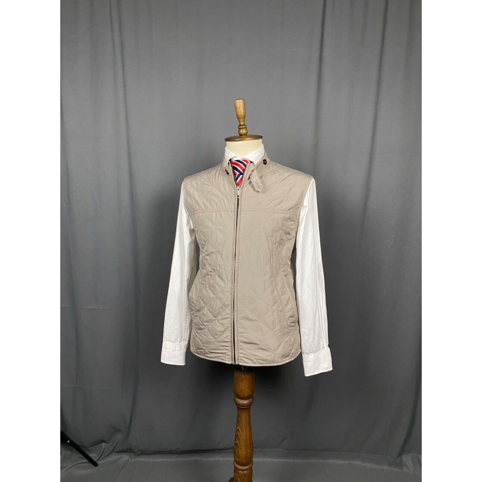 Burberry Burberry Men's Beige Quilted Vest Size XL Size US XL / EU 56 / 4 - 2 Thumbnail
