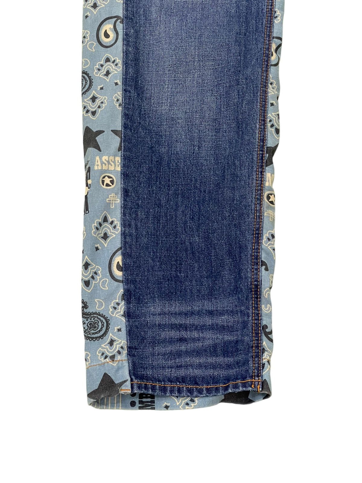 Issey Miyake Paisley Bandana Ne Net Hybrid Jeans Baggy Tapered 6🟦9 Size US 32 / EU 48 - 9 Thumbnail