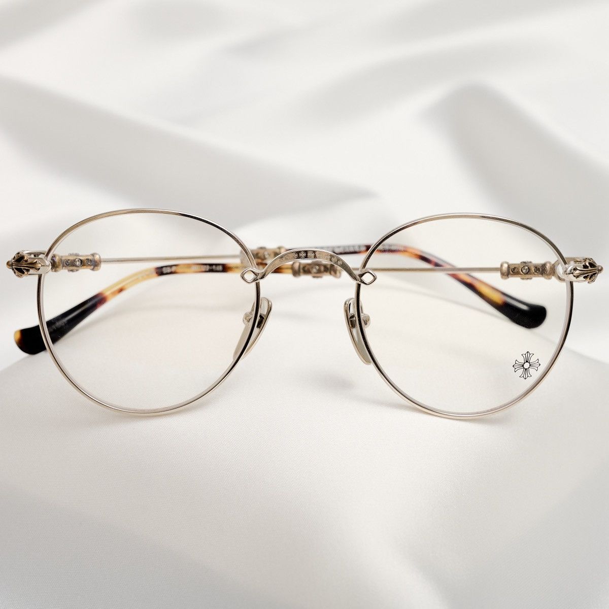Chrome Hearts CHROME HEARTS BUBBA - A SHINY SILVER - PLASTIC GLASSES Size ONE SIZE - 6 Thumbnail