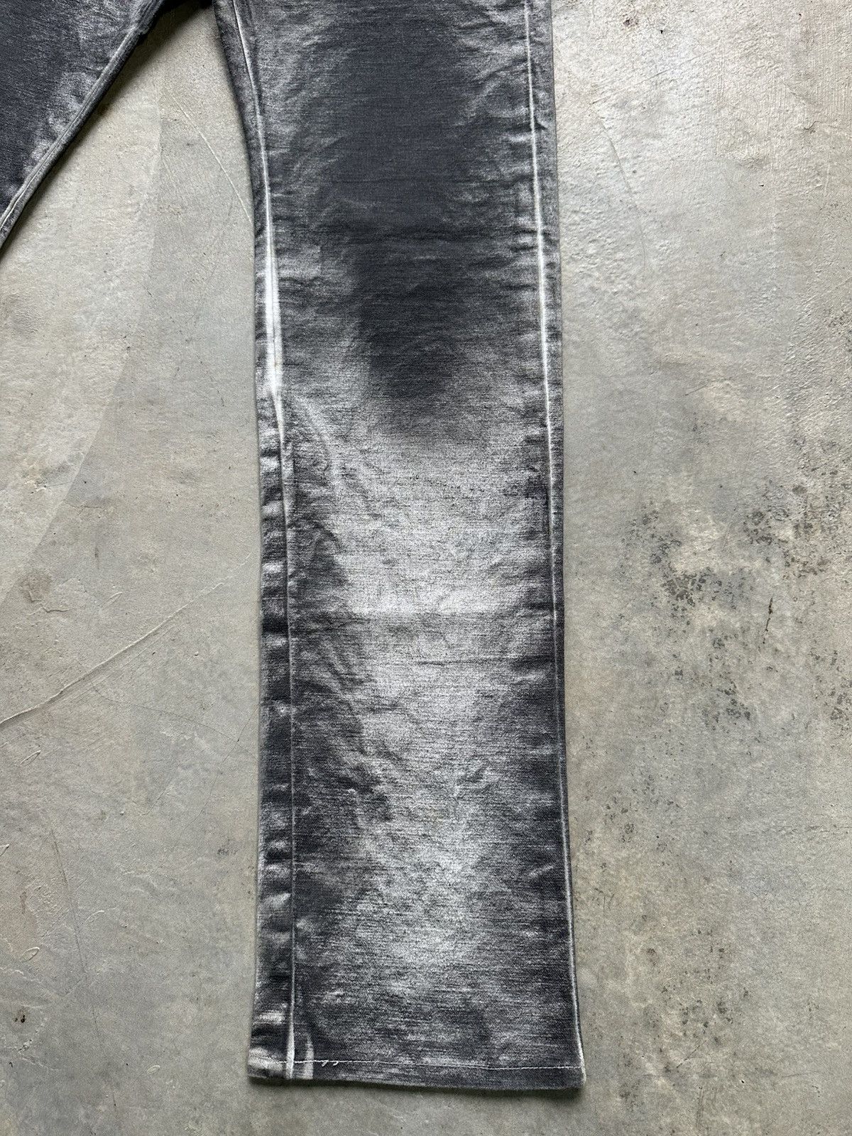 semanticdesign Vintage Japan Made Semantics Design Distressed Waxed Denim Size US 30 / EU 46 - 7 Thumbnail
