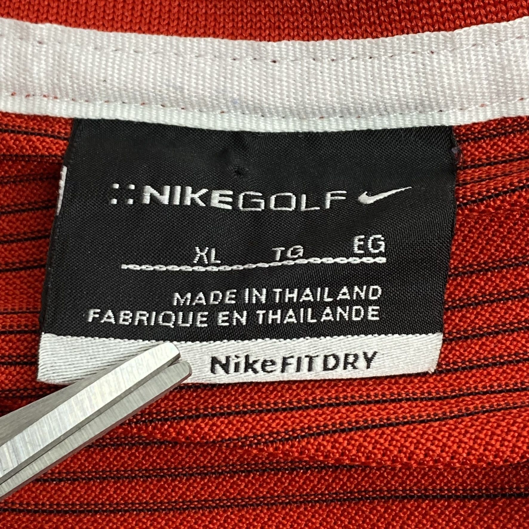 Nike NIKE Golf Striped Short Sleeve Performance Polo Shirt Size US XL / EU 56 / 4 - 4 Thumbnail