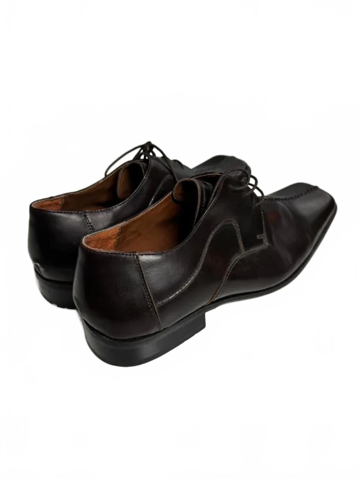 Club Monaco Stylish Monaco Brown Leather Shoes Size US 10 / EU 43 - 3 Thumbnail