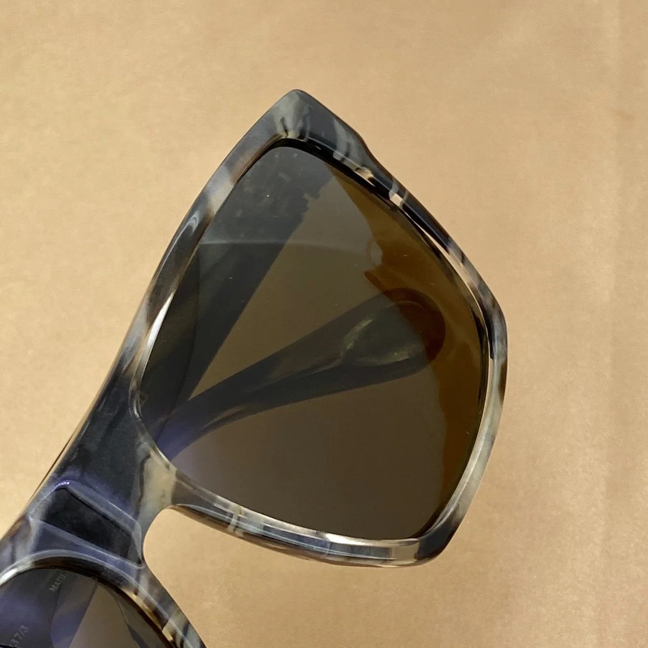 Ann Demeulemeester Ann Demeulemeester Sunglasses Angular Brown and Green Size ONE SIZE - 9 Thumbnail