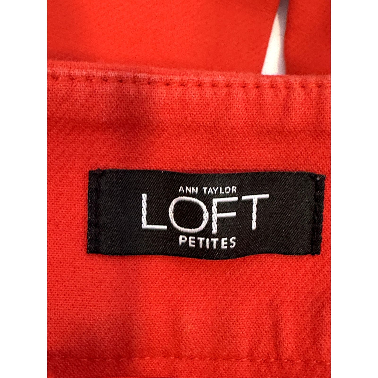 Loft Ann Taylor Loft Marisa Orange Straight Crop Pants 0P Size 25" / US 0 / IT 36 - 7 Thumbnail