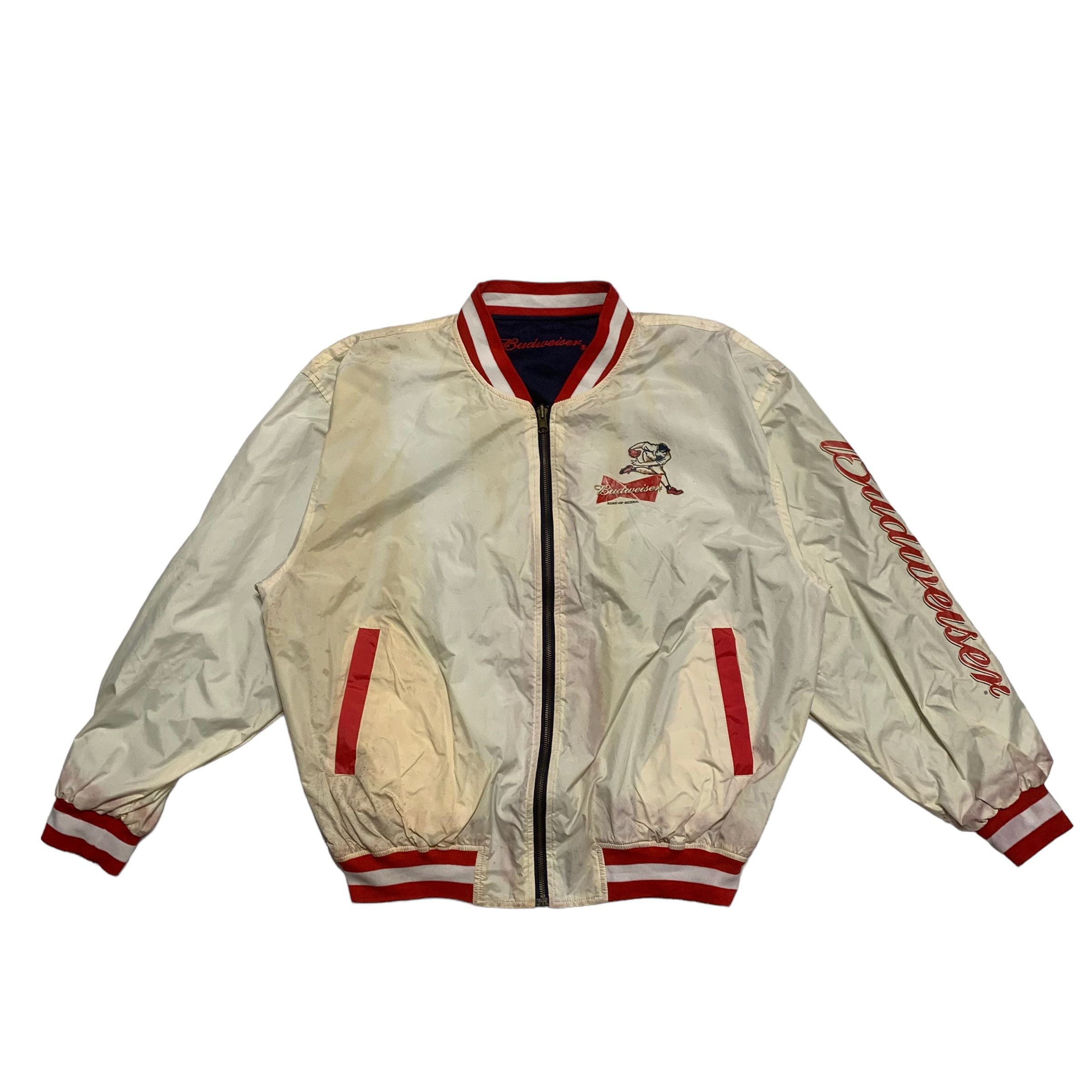 Budweiser Vintage MLB Budweiser Baseball Reversible Jacket Size US L / EU 52-54 / 3 - 7 Thumbnail