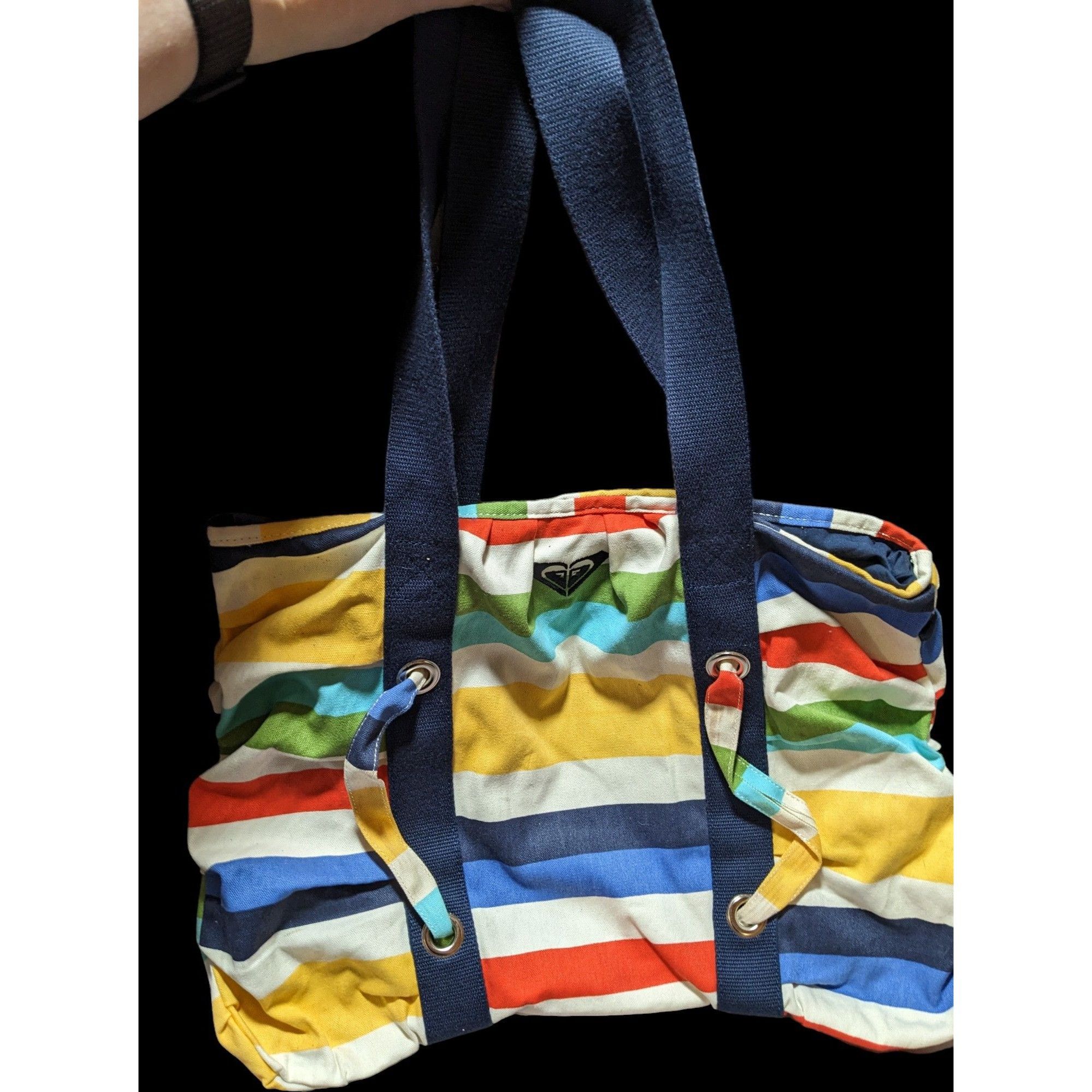 Other Retro Roxy Striped Canvas Beachy Tote Bag Size ONE SIZE - 2 Thumbnail