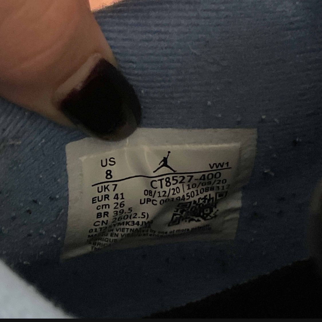 Nike Jordan 4 University Blue Size US 8 / EU 41 - 6 Thumbnail