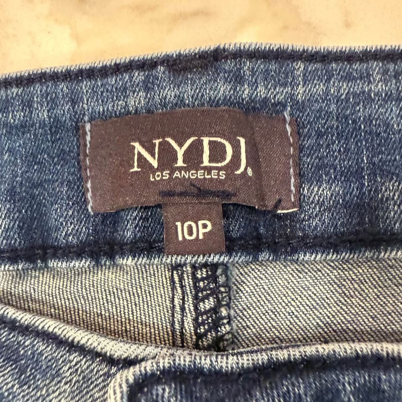 NYDJ NYDJ Los Angeles Ankle Embroidered Denim Jeans Womens 10P Size 32" / US 10 / IT 46 - 4 Thumbnail