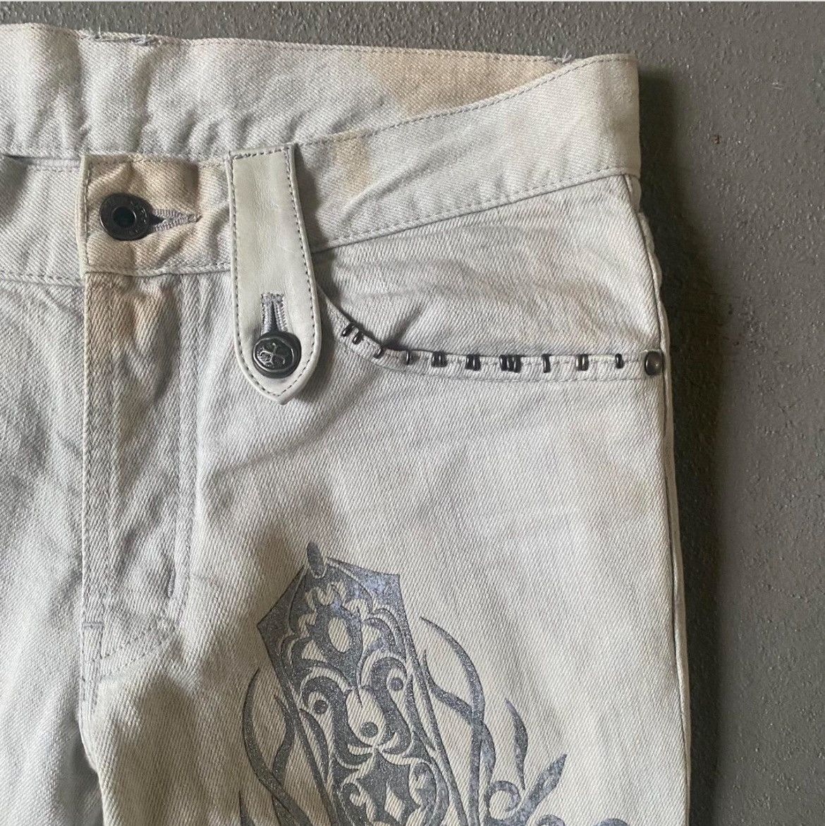 5351 POUR LES HOMMES 5351 Pour Les Hommes Flared Denim Size US 29 - 4 Thumbnail