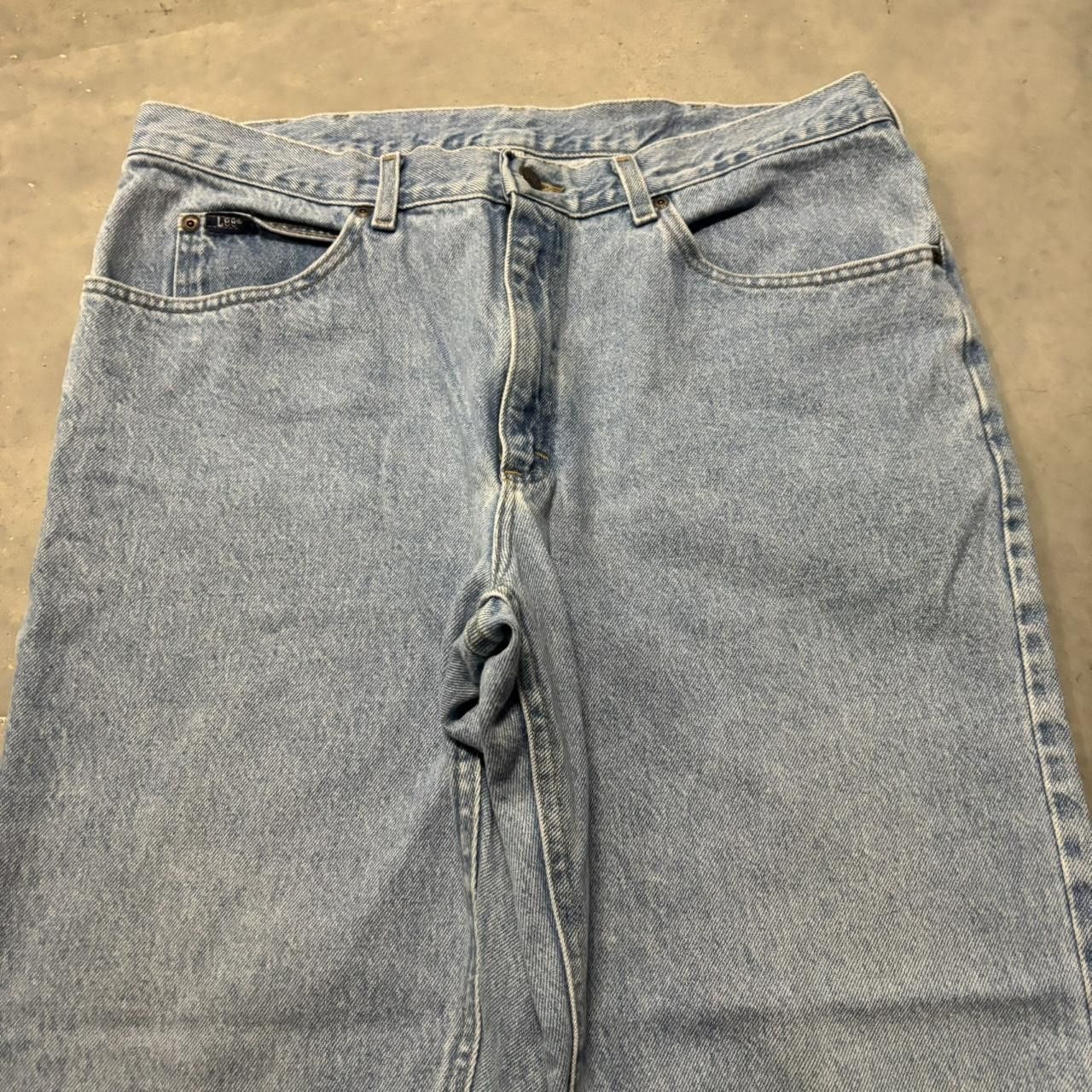 Japanese Brand × Vintage Crazy Vintage Y2K/2000s Light Wash Essential Denim Jeans! Size US 36 / EU 52 - 5 Thumbnail