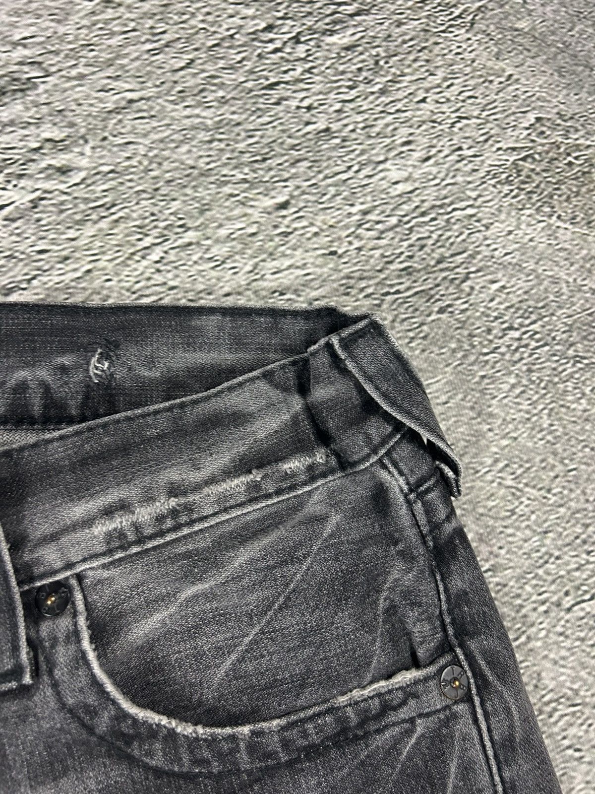 True Religion True Religion jeans grey black thick stitching Bobby Size US 32 / EU 48 - 13 Thumbnail