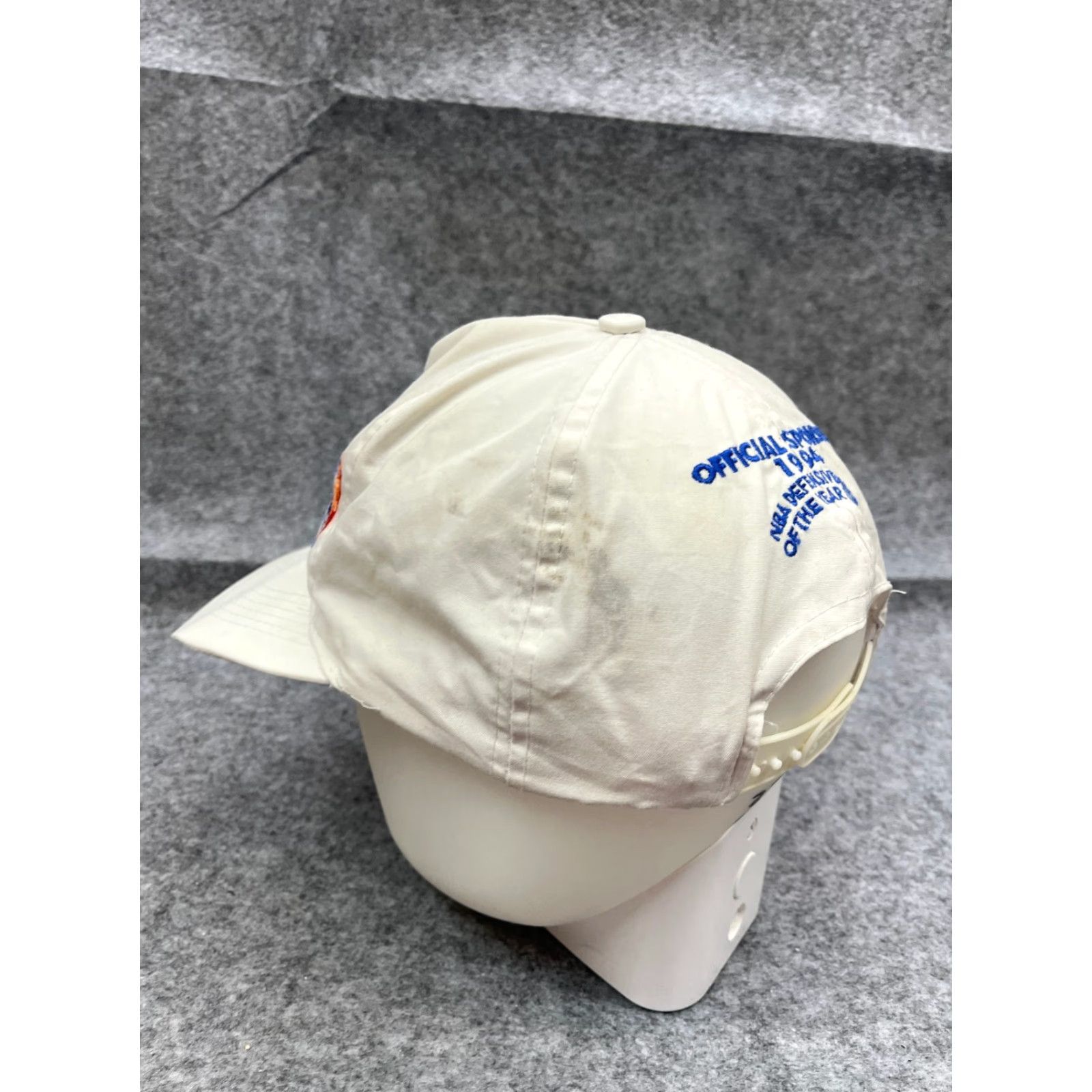 Vintage Nutrilite Official Vitamins of the NBA Hat Cap Snap Back Adult OS White Cotton Size ONE SIZE - 5 Thumbnail