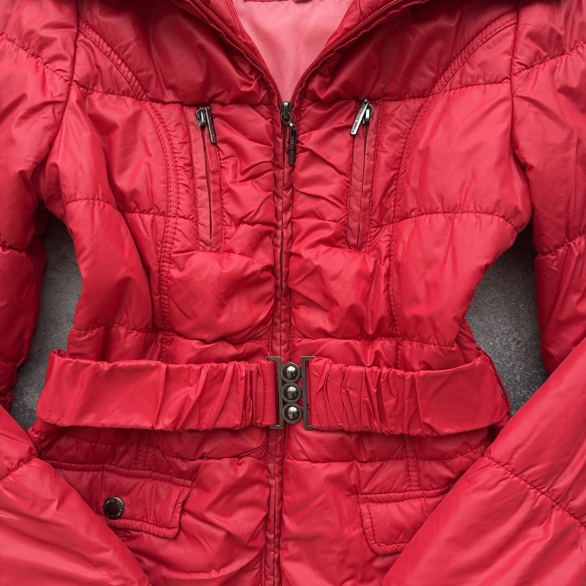 Japanese Brand Tally Weijl Y2K Vintage Arctic Princess Belted Jacket Size S / US 4 / IT 40 - 4 Thumbnail