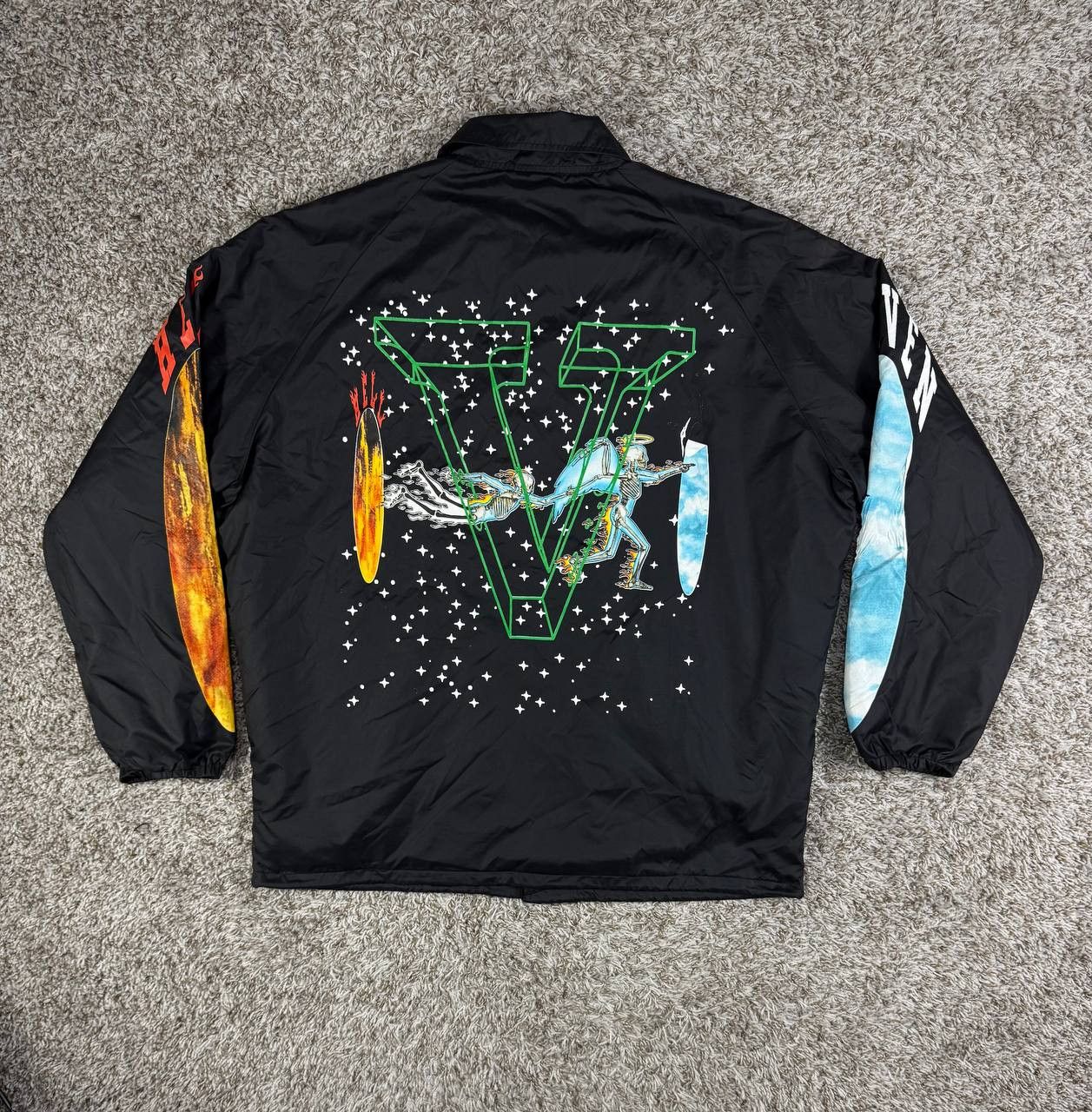 Saint Michael × Vlone Saint Michael x Vlone Skull Coach Jacket Size US XL / EU 56 / 4 - 16 Thumbnail