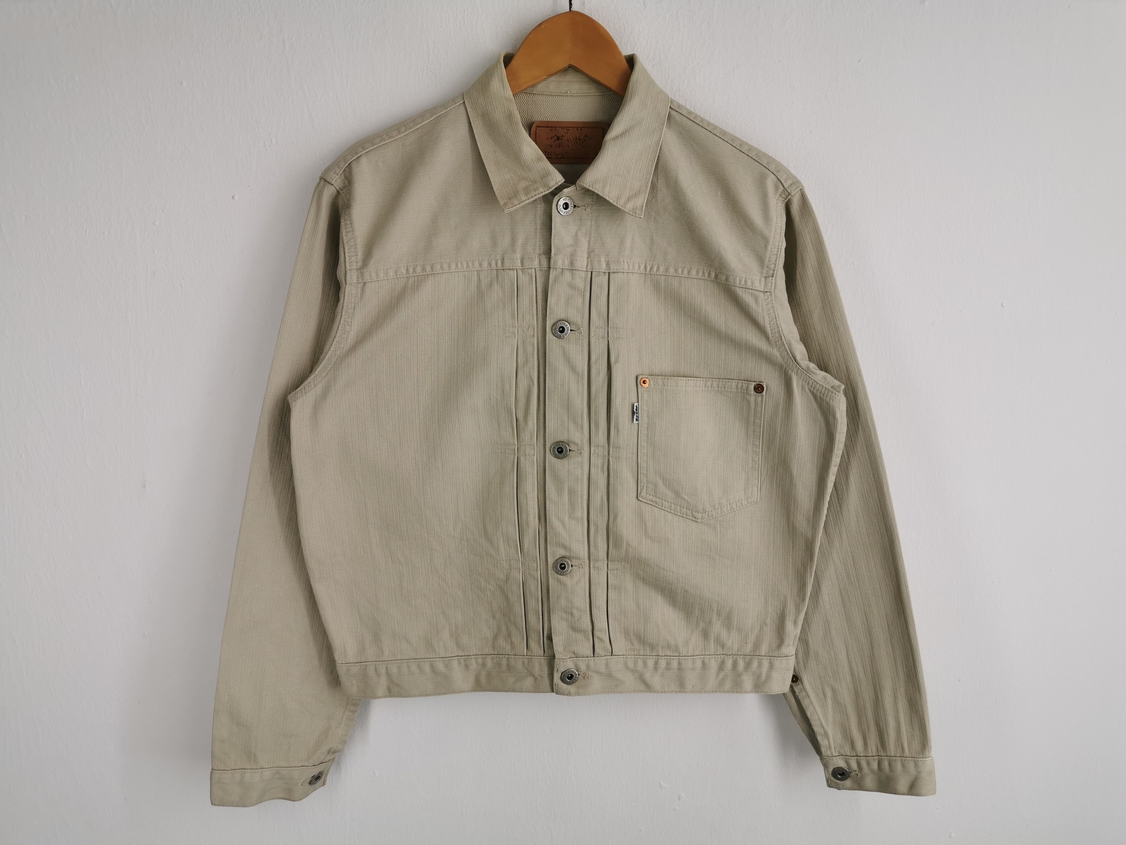 Levi's Distressed Vintage 90s Levis Denim Jacket Made In Japan Size US M / EU 48-50 / 2 - 2 Thumbnail