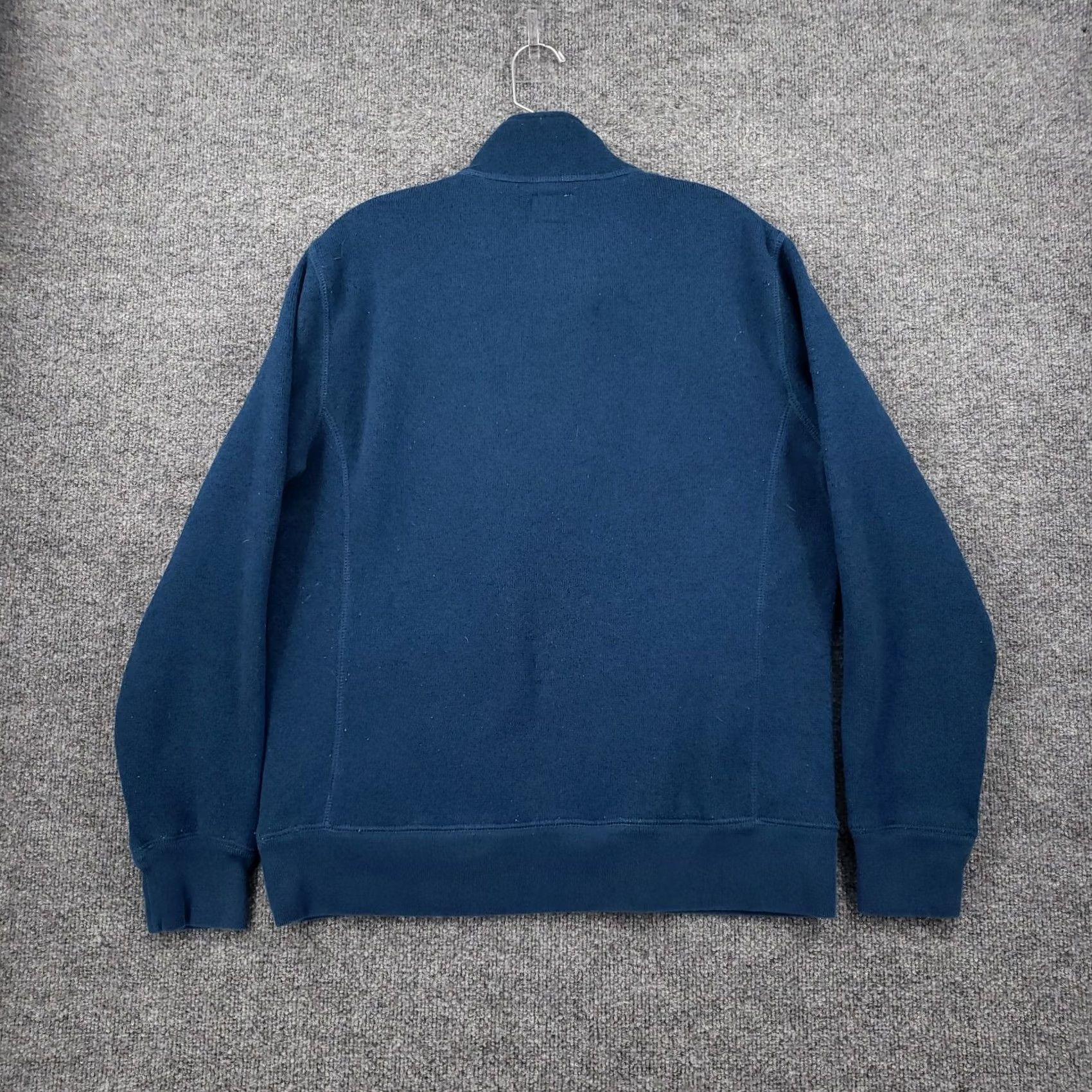 J.Crew J Crew Sweater Mens M Medium Blue Summit Fleece Pullover 1/4 Zip Mock Neck Size US M / EU 48-50 / 2 - 2 Thumbnail