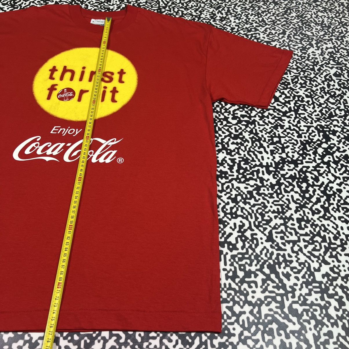 Coca Cola Vintage 90s COCA COLA COLE Single Stitch T-shirt Retro Style Size US XL / EU 56 / 4 - 12 Thumbnail