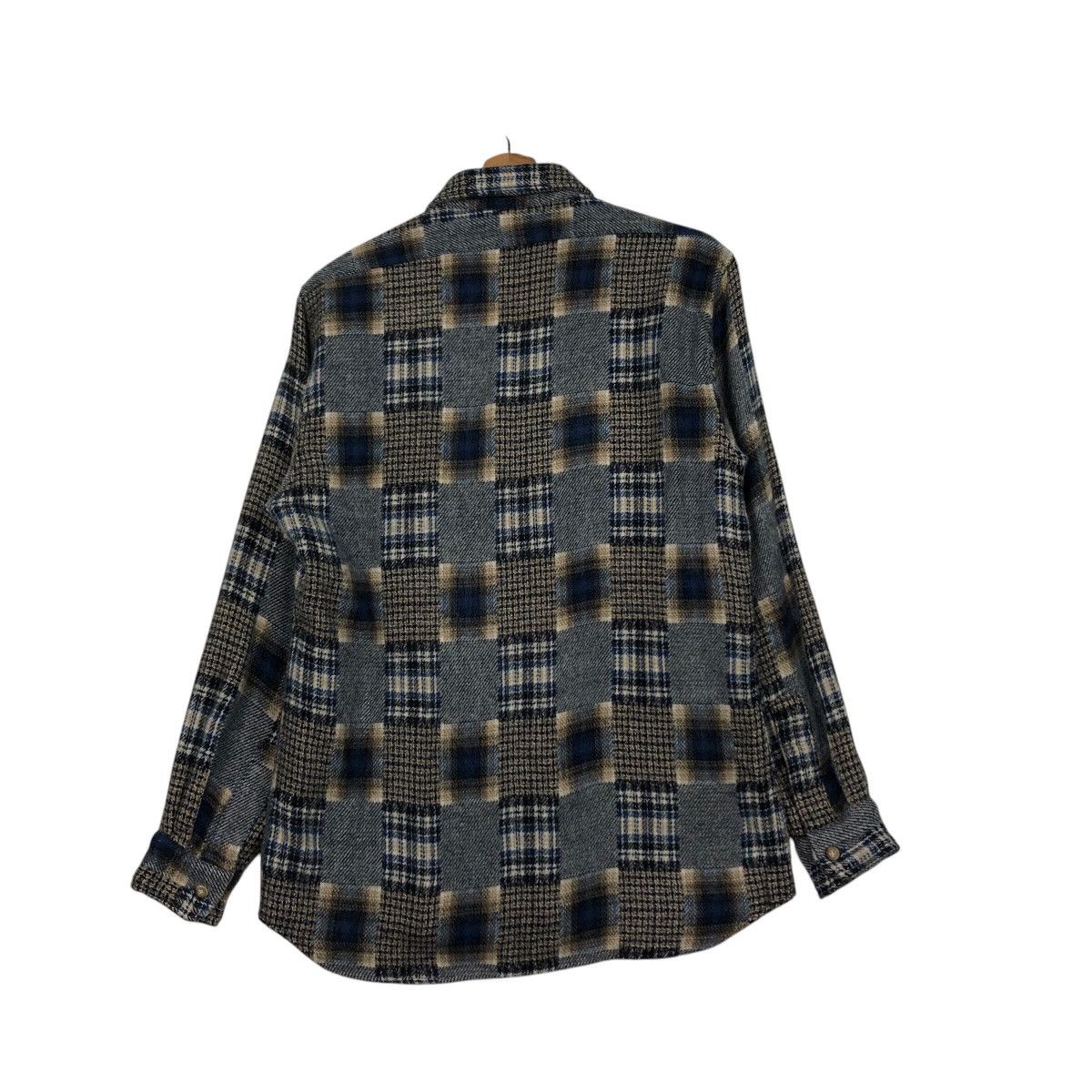 Japanese Brand 📌Vintage Shirt Jacket Tartan Design Neyries Wear Checked Size US L / EU 52-54 / 3 - 9 Thumbnail