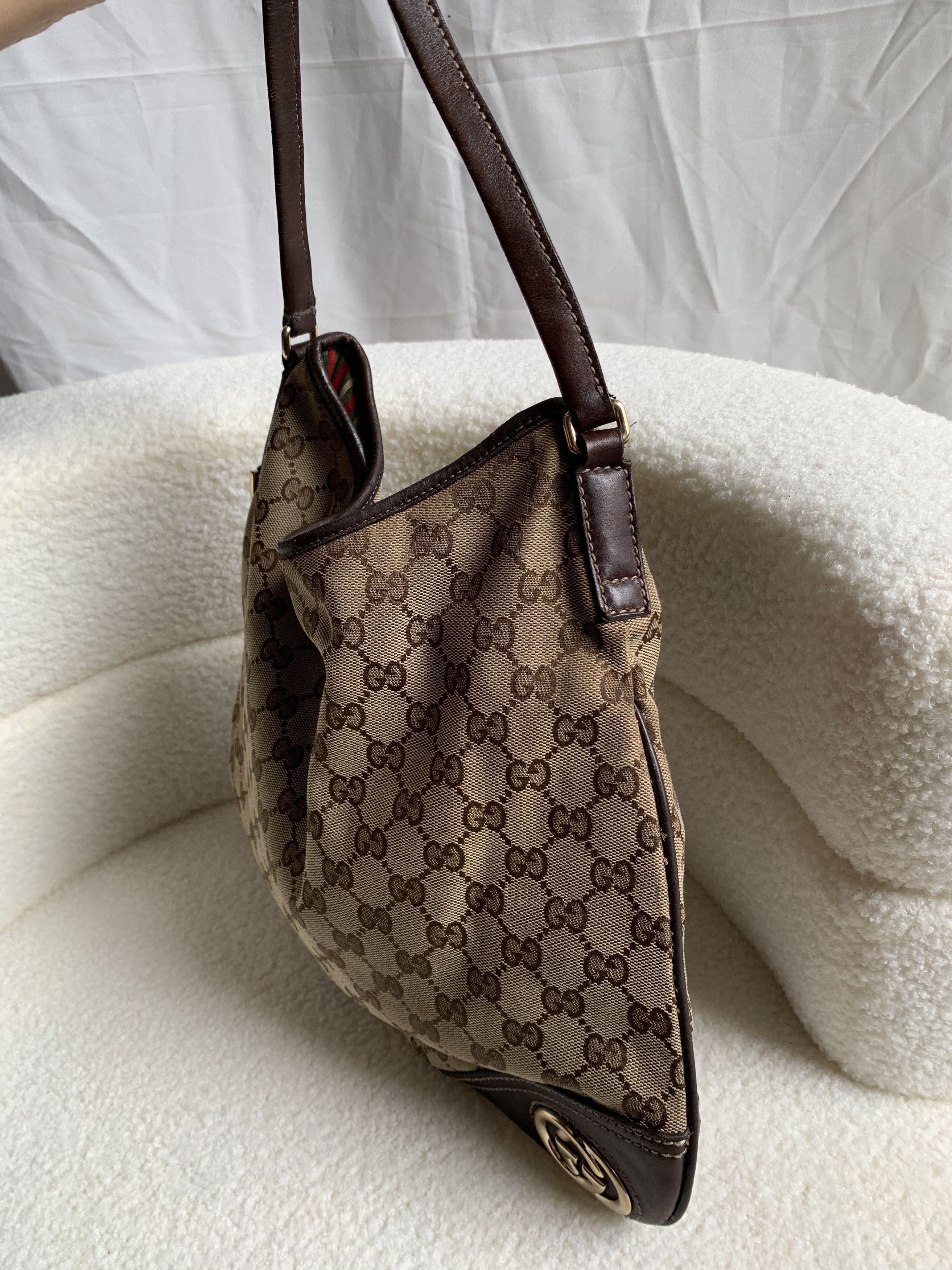 Gucci Authentic Gucci GG britt Hobo Shoulder Bag Size ONE SIZE - 4 Thumbnail