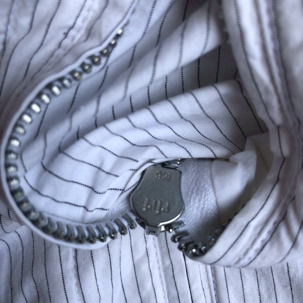 Jil Sander Jil Sander Minimal Pinstripe Zip Vintage Jacket Size XS / US 0-2 / IT 36-38 - 9 Thumbnail