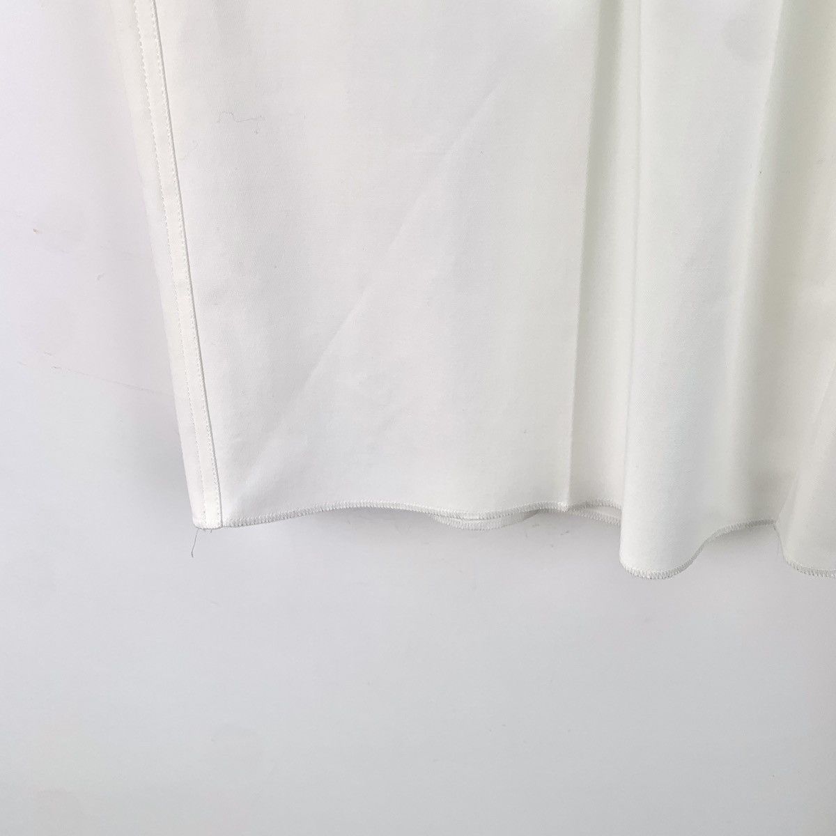 Max Mara Maxmara White Cotton Wide-Leg Dress Pants K26WX Size 27" / US 4 / IT 40 - 5 Thumbnail