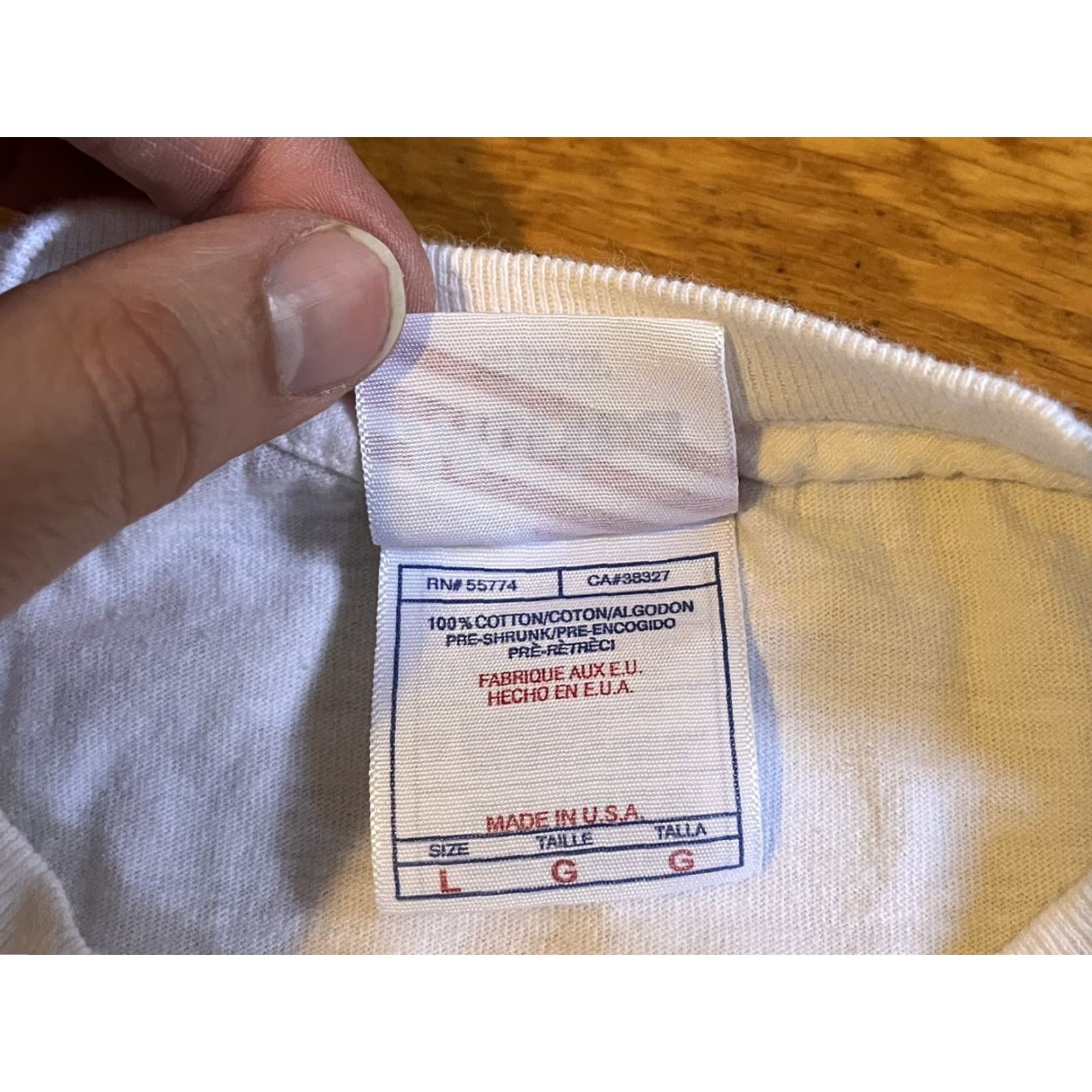 Vintage VINTAGE Houston Texas Turkey Trot 2001 Long Sleeve Shirt Men’s Large White Murina T-Shirt Logo Crew Neck City Retro 2000s Mens Size US L / EU 52-54 / 3 - 5 Thumbnail