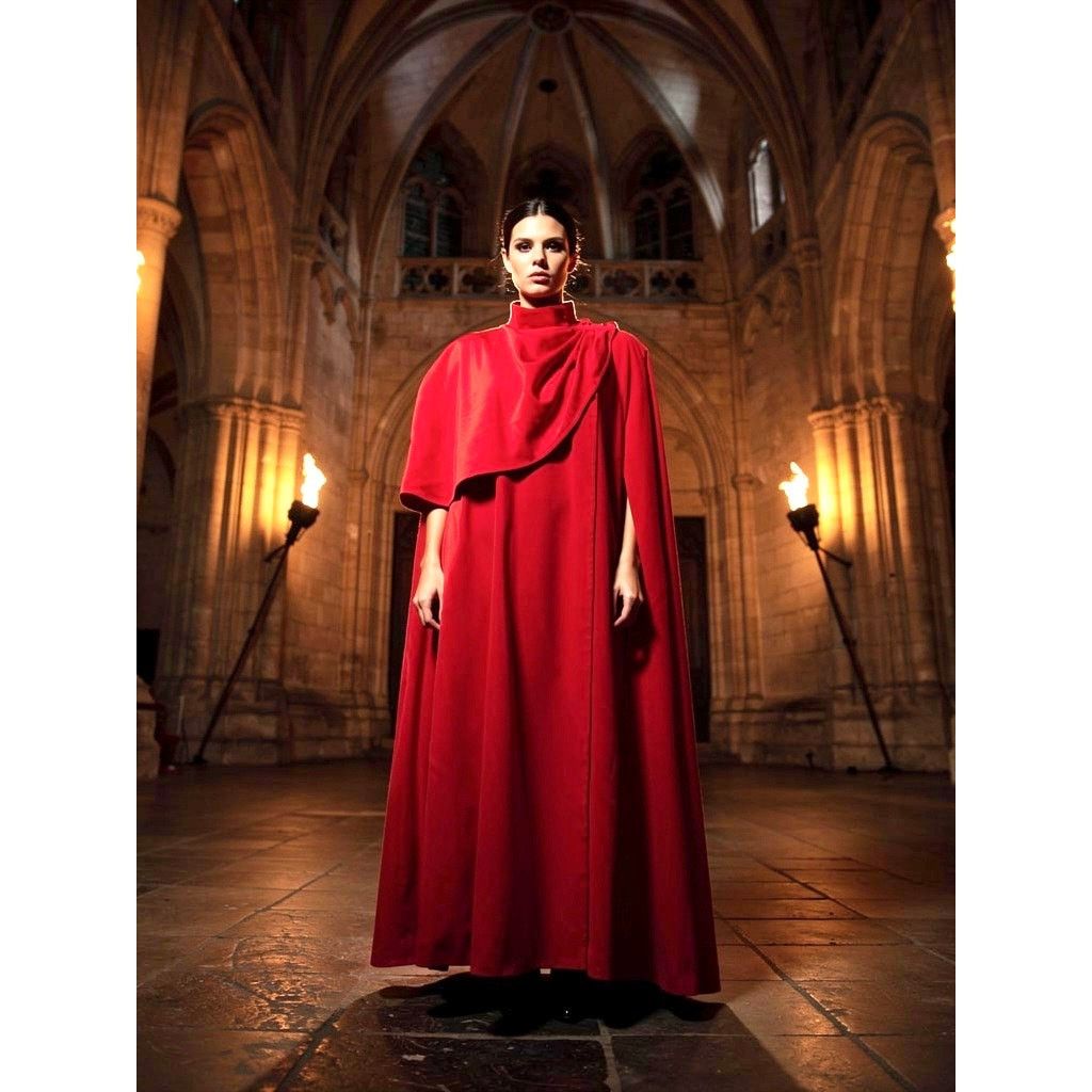 Vintage Merino Wool Cape Sz S Size S / US 4 / IT 40 - 1 Thumbnail